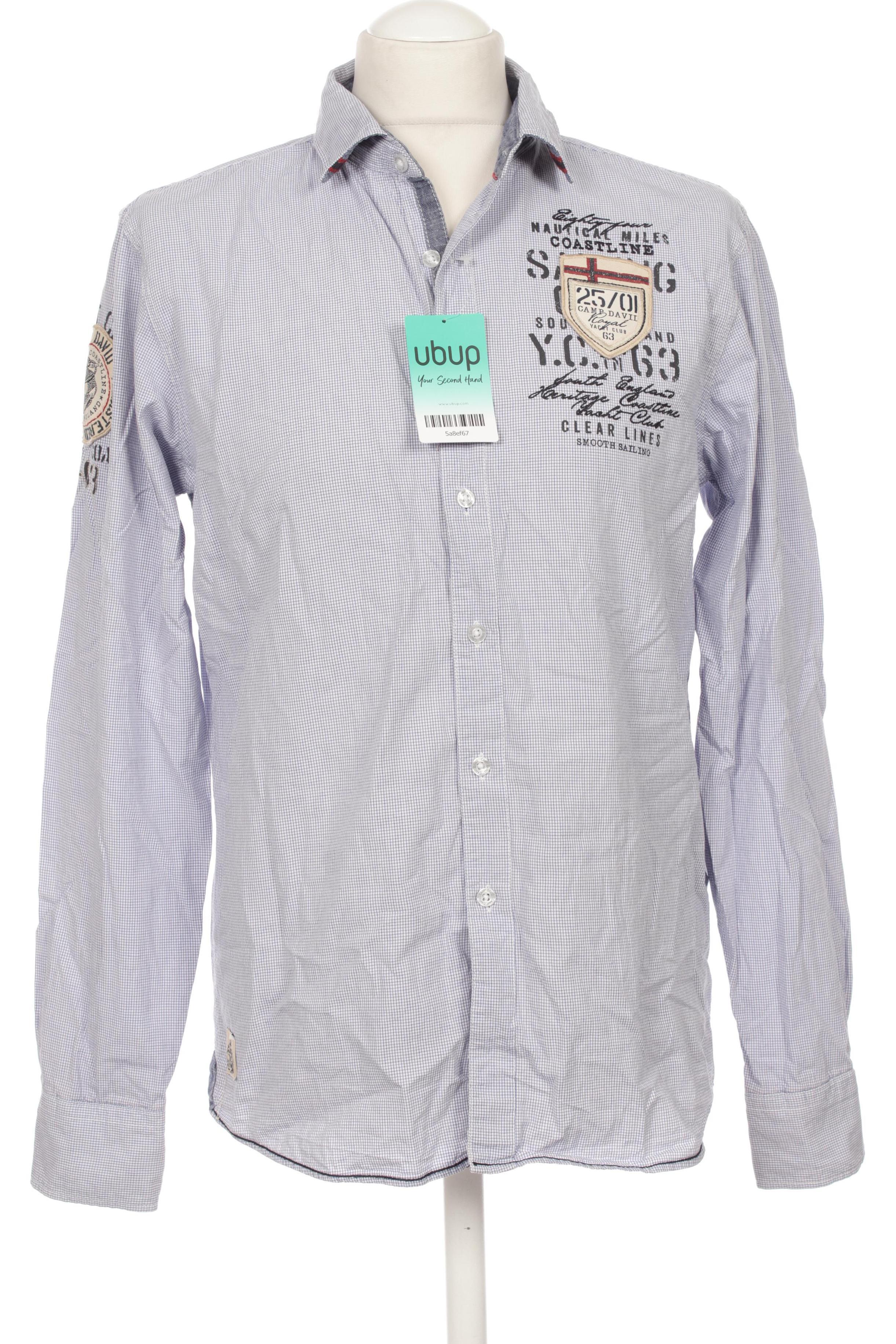 

Camp David Herren Hemd, blau, Gr.