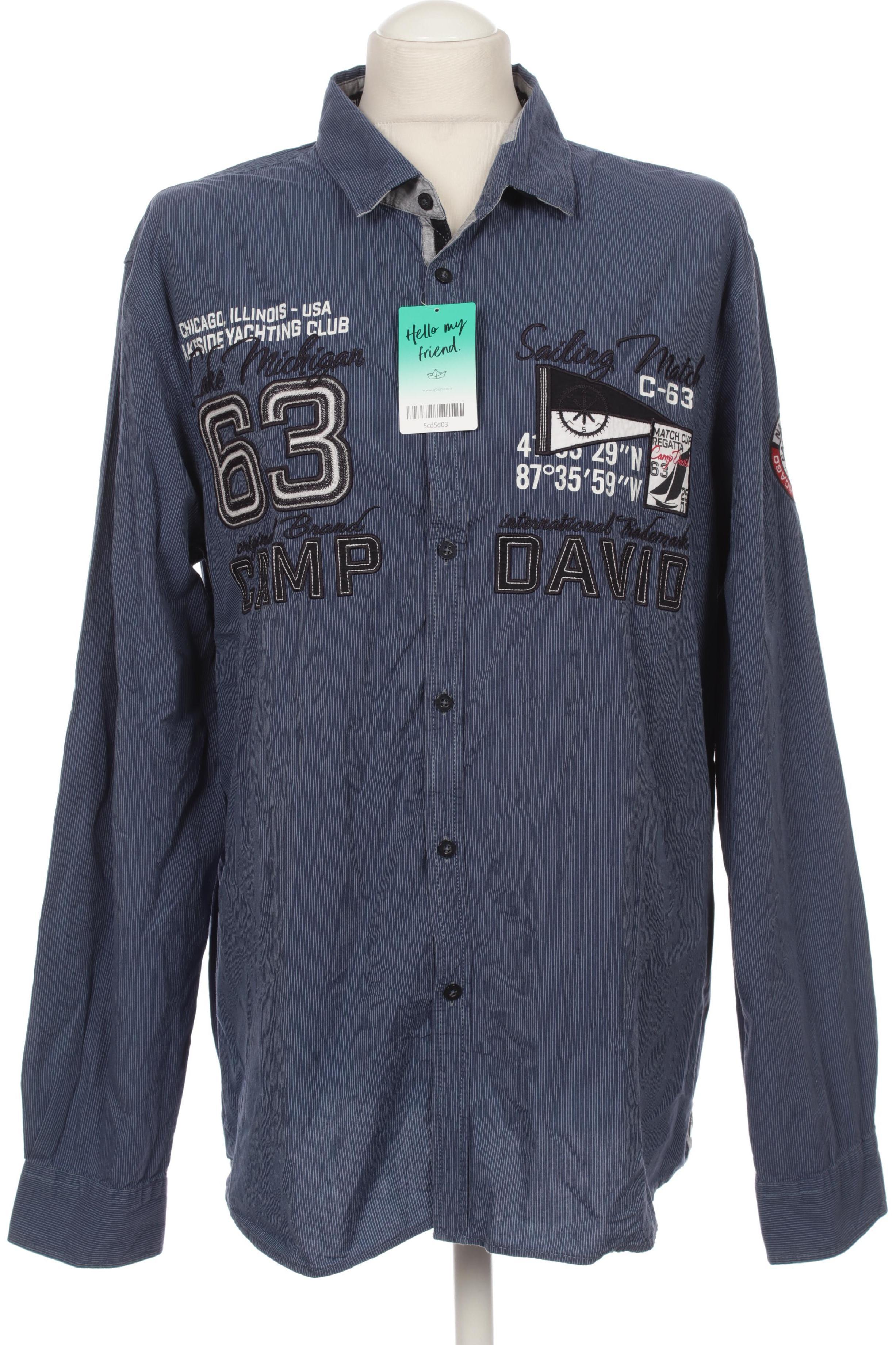 

Camp David Herren Hemd, blau, Gr.