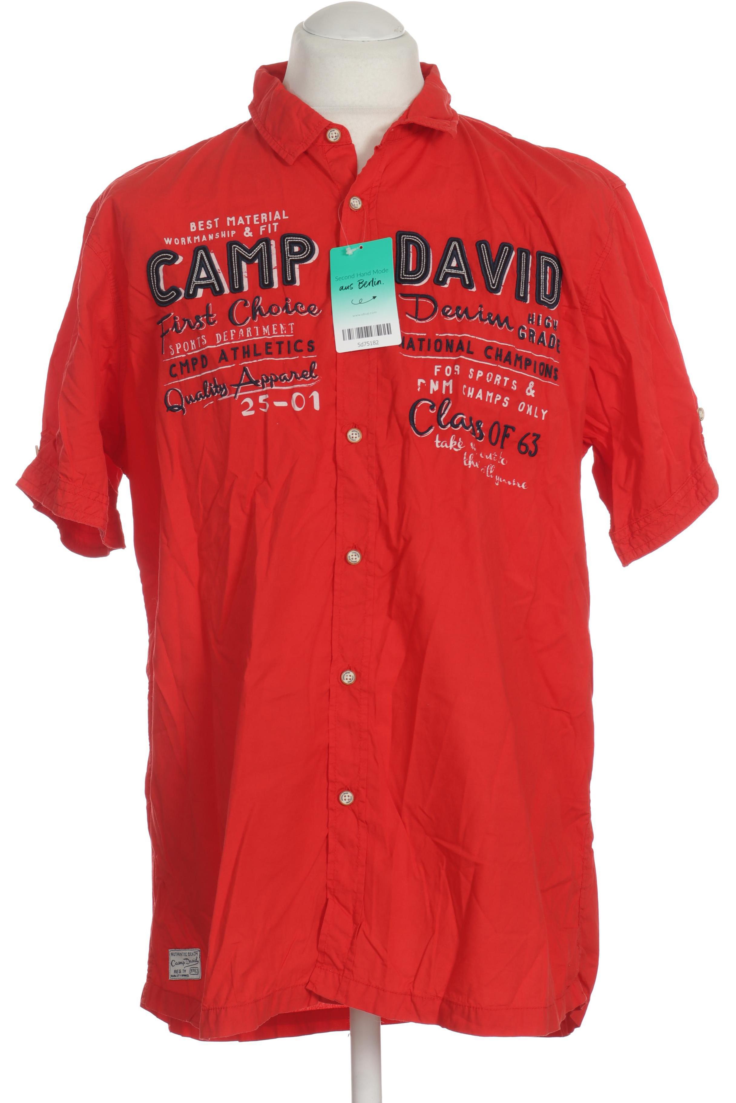 

Camp David Herren Hemd, rot, Gr.