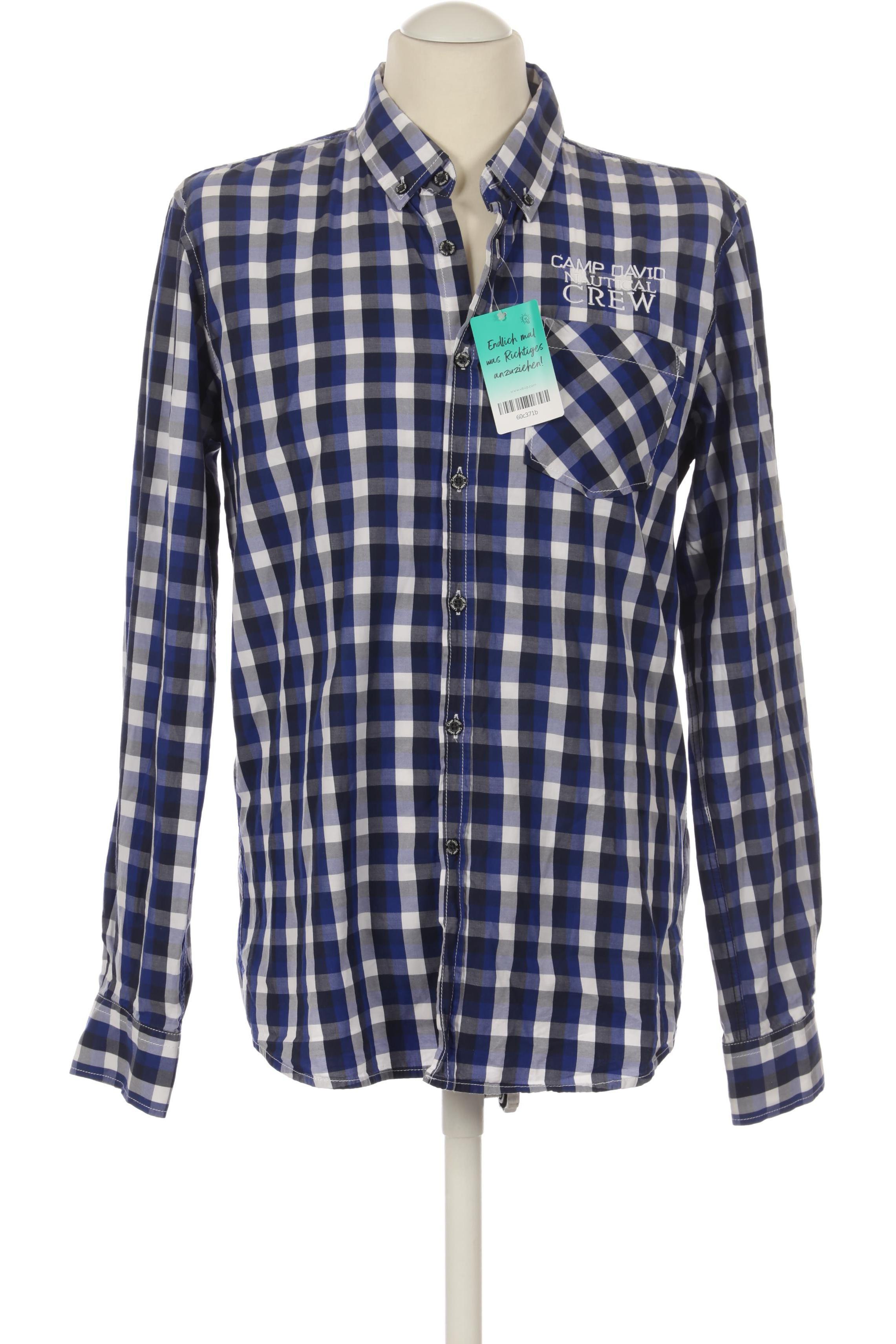 

Camp David Herren Hemd, blau, Gr.