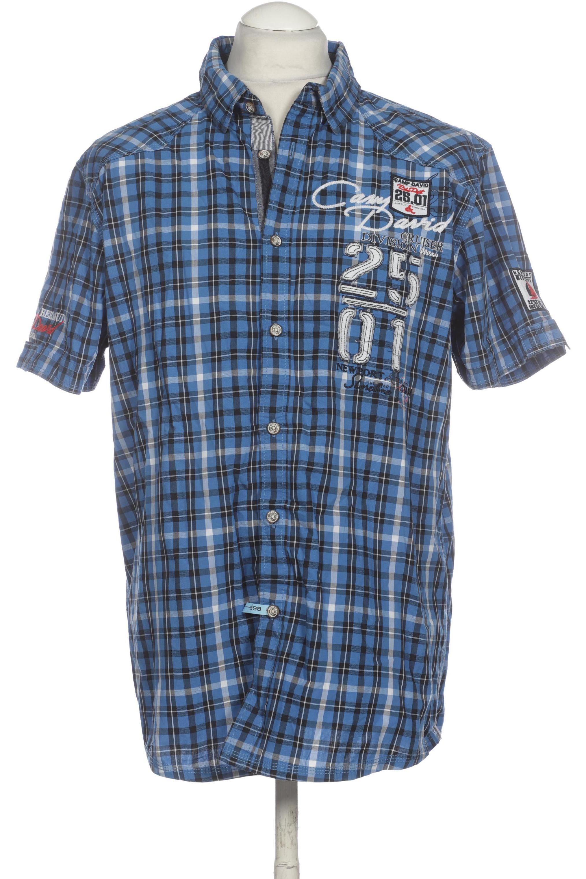

Camp David Herren Hemd, blau, Gr.