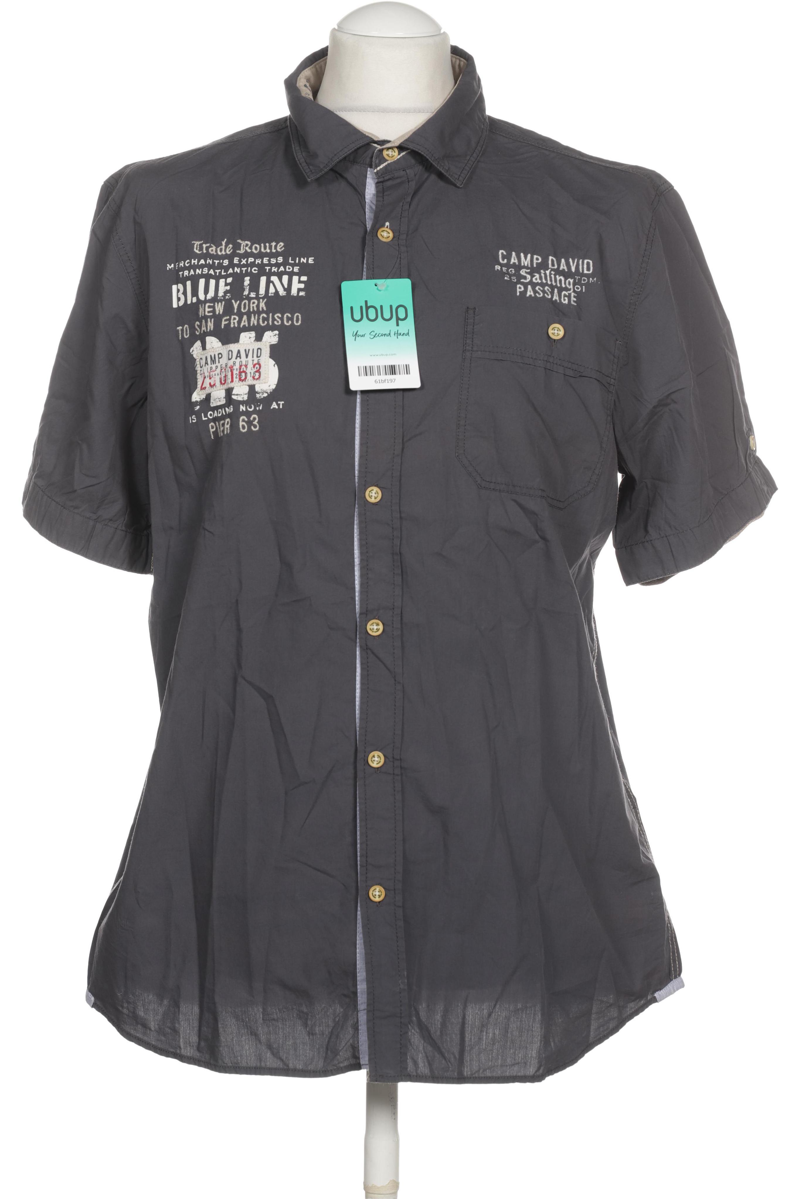 

Camp David Herren Hemd, grau, Gr.