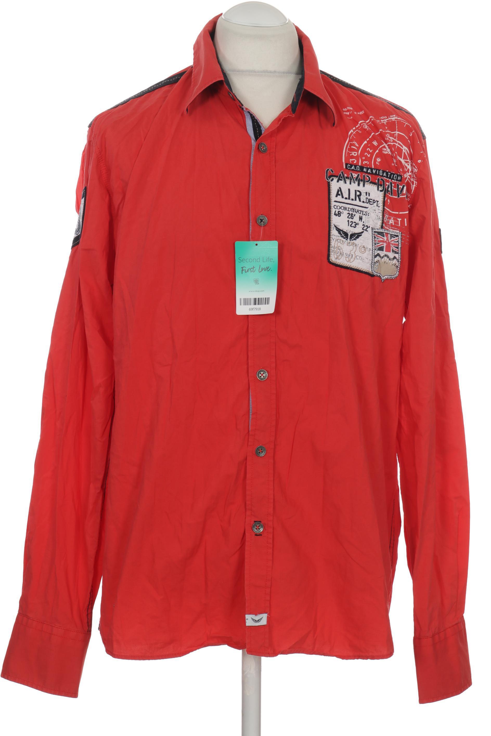 

Camp David Herren Hemd, rot, Gr.