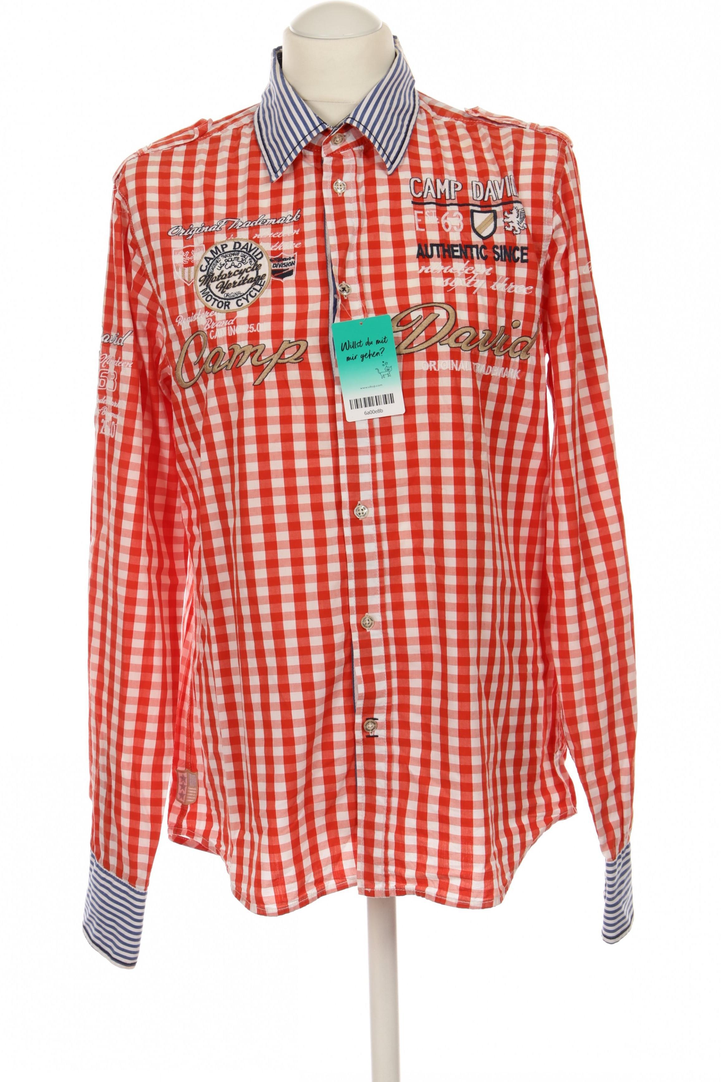

Camp David Herren Hemd, rot, Gr.