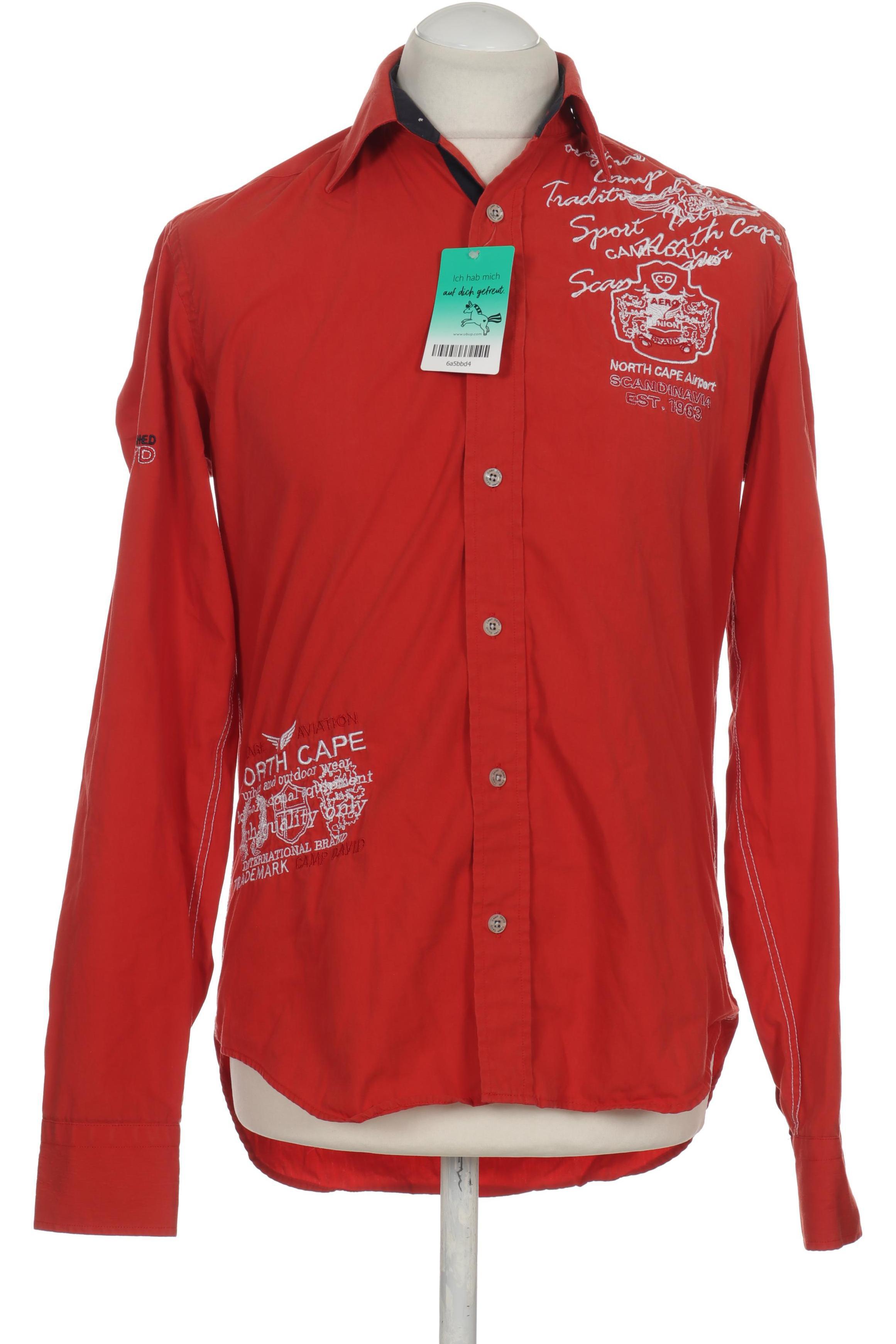 

Camp David Herren Hemd, rot, Gr.