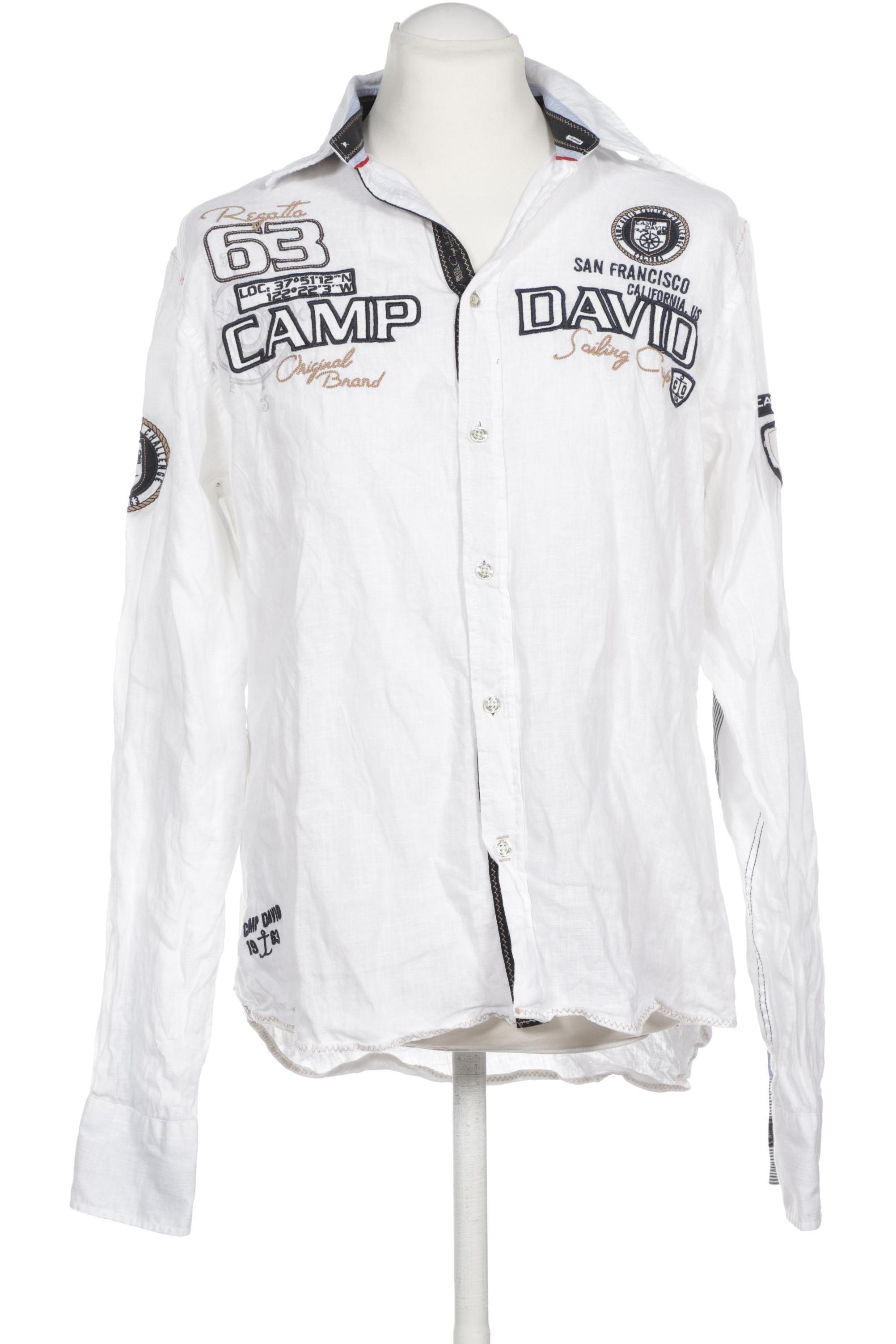 

Camp David Herren Hemd, weiß, Gr.