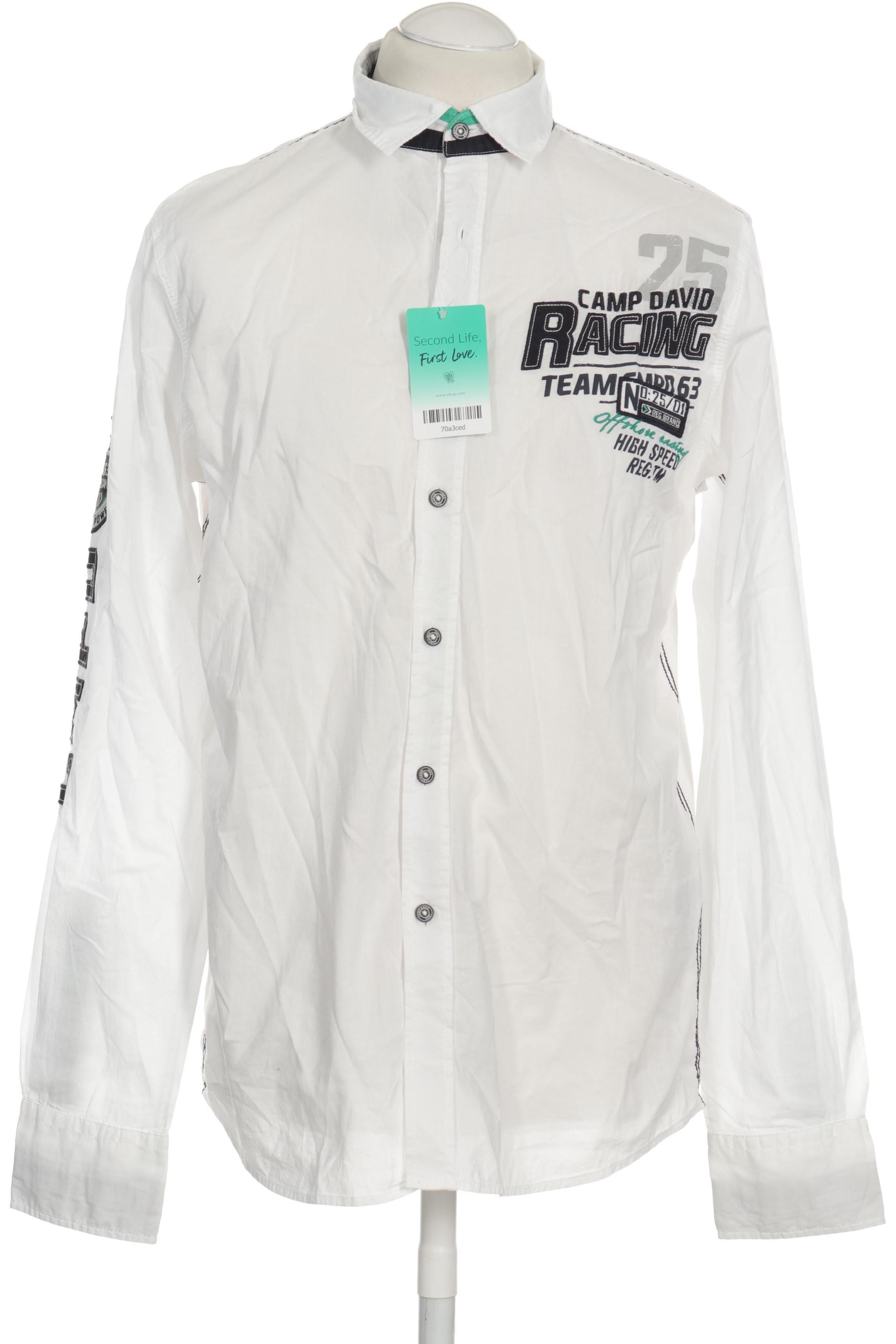 

Camp David Herren Hemd, weiß, Gr.