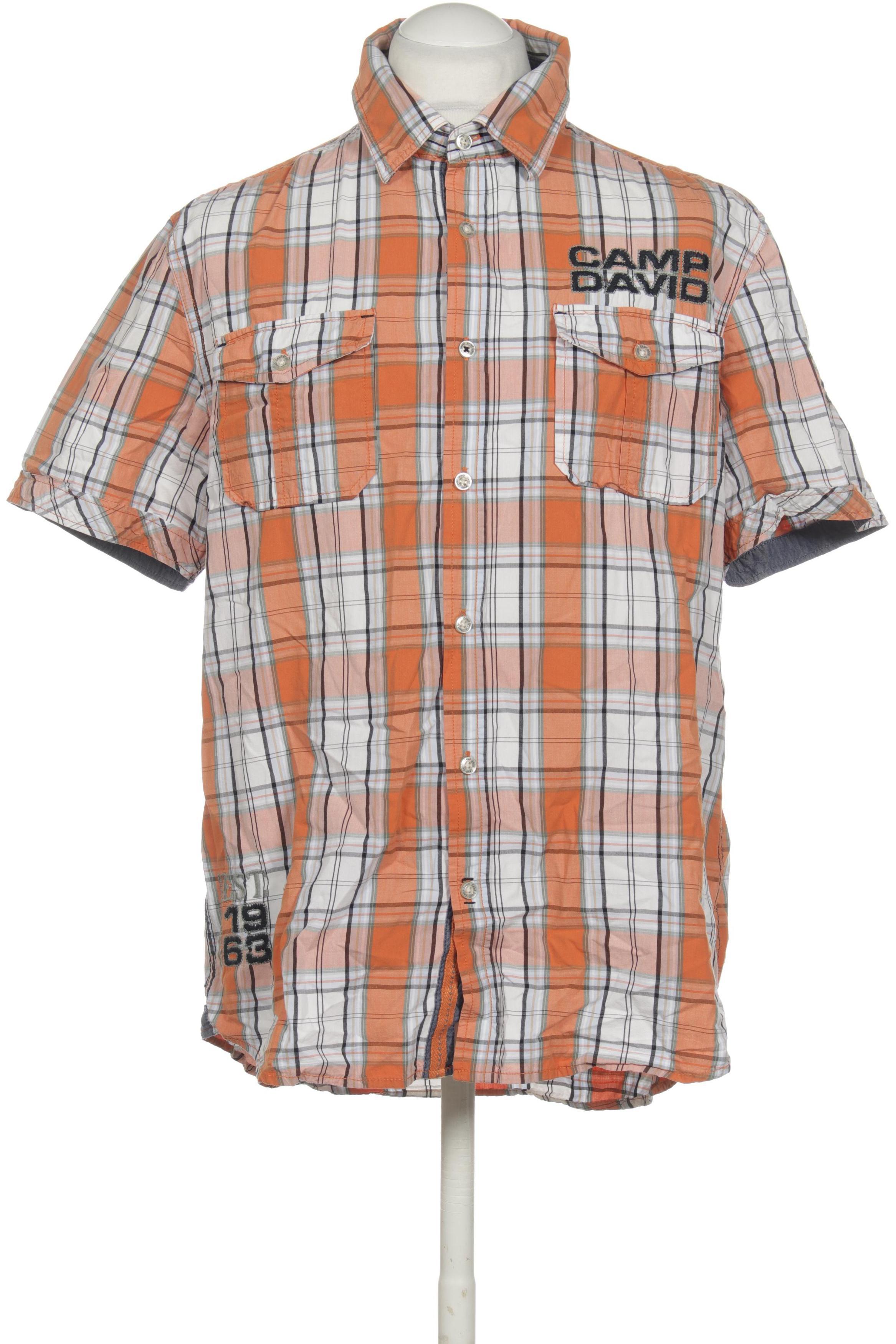 

Camp David Herren Hemd, orange, Gr.