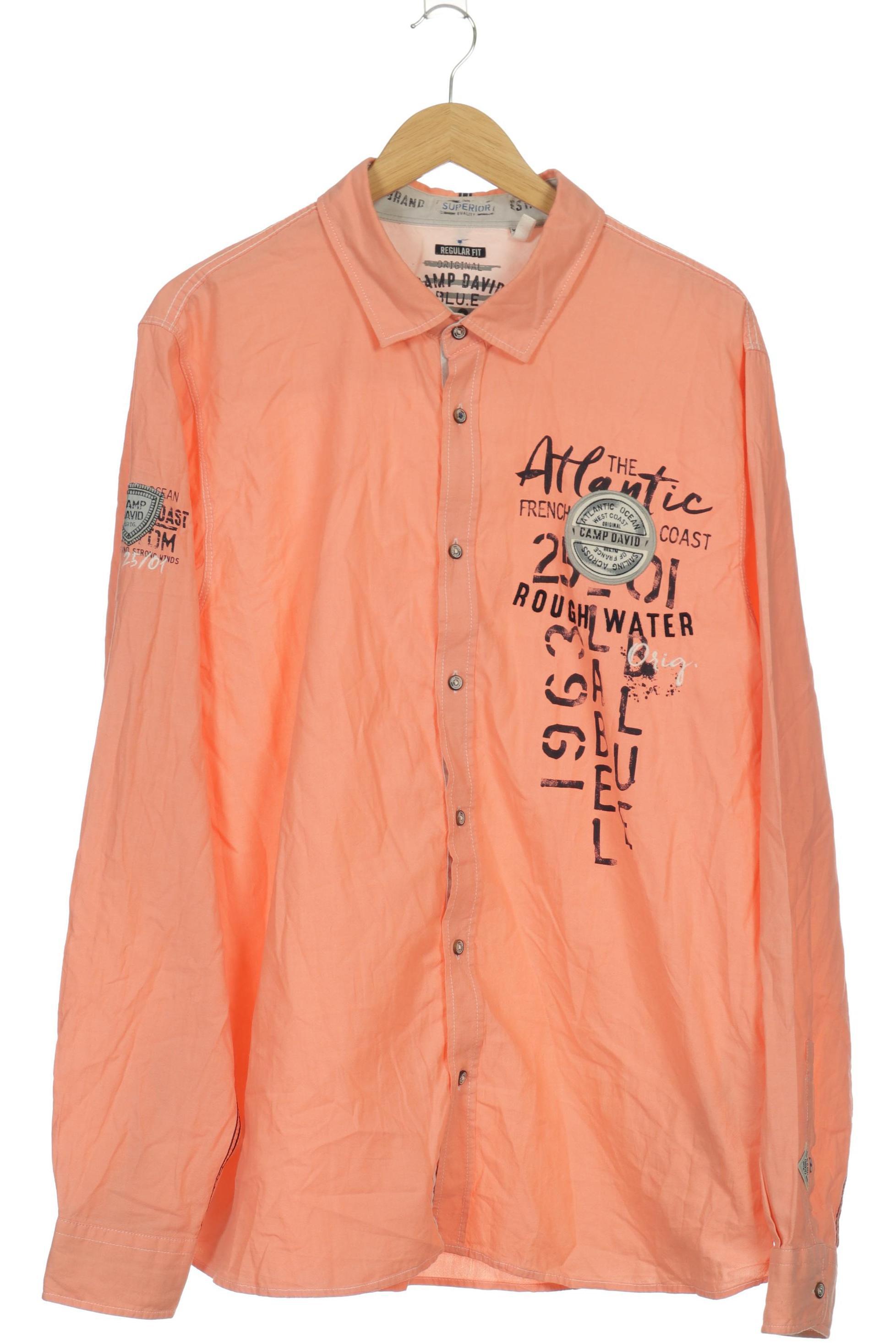 

Camp David Herren Hemd, orange, Gr.