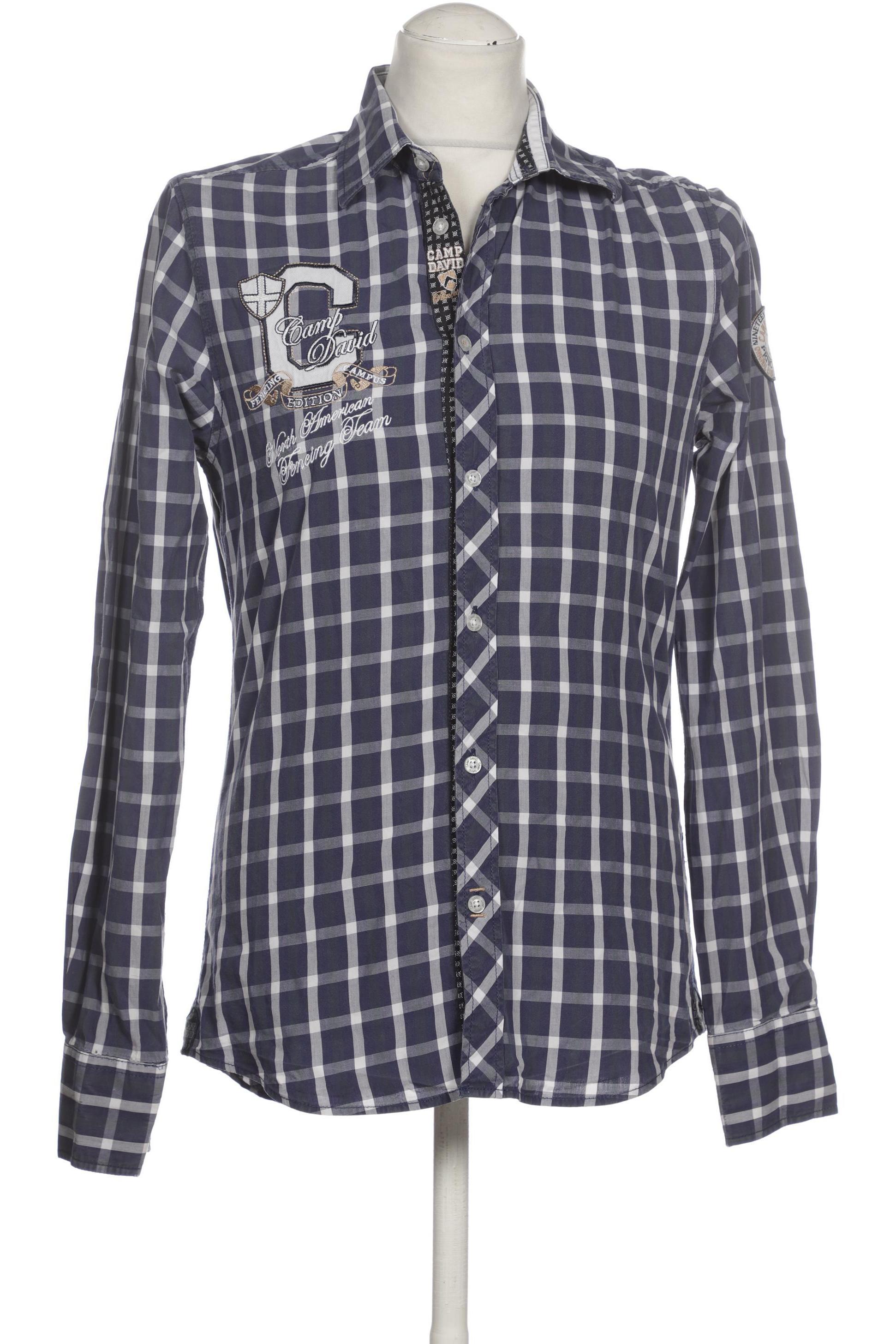 

Camp David Herren Hemd, blau, Gr.