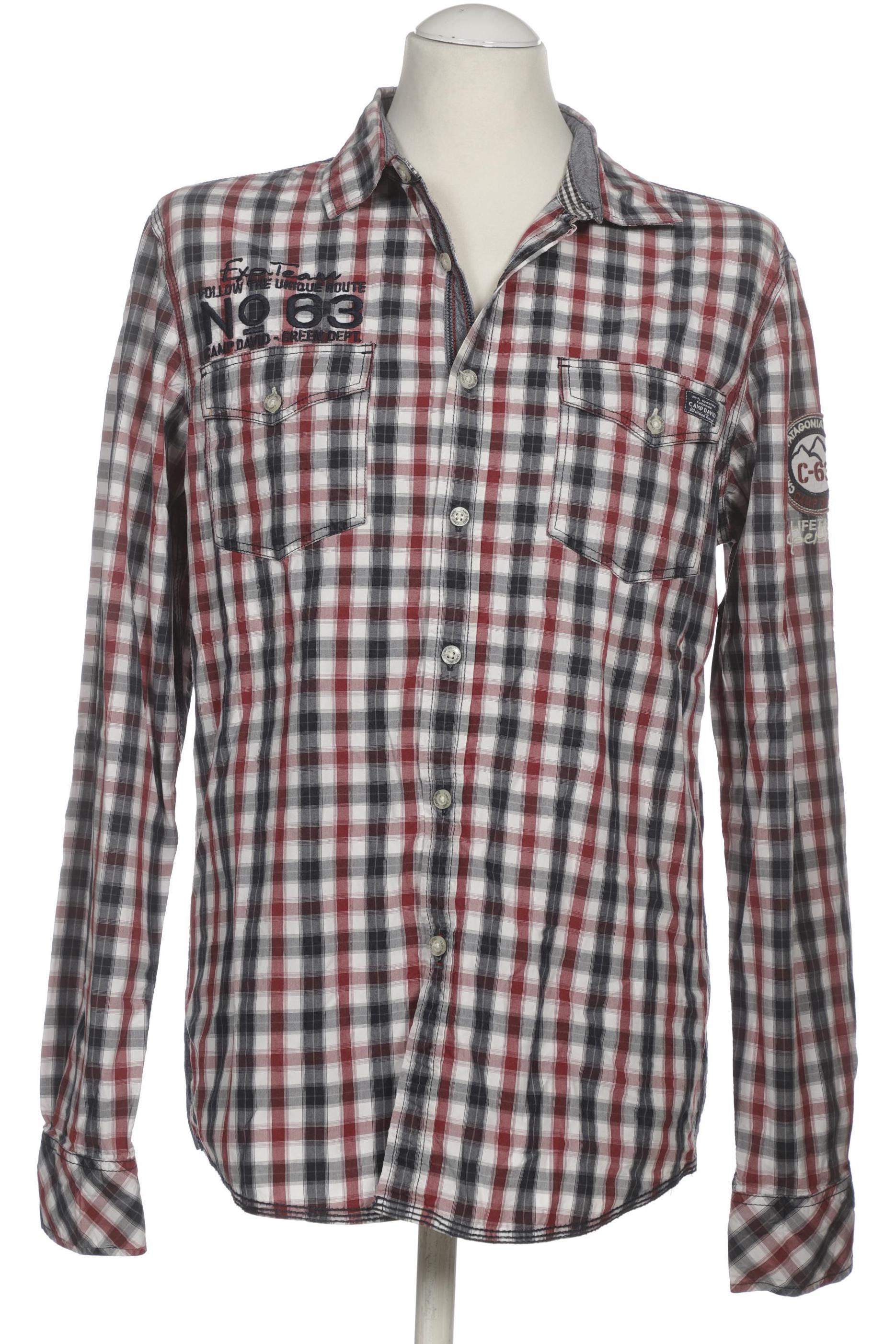 

Camp David Herren Hemd, blau, Gr.