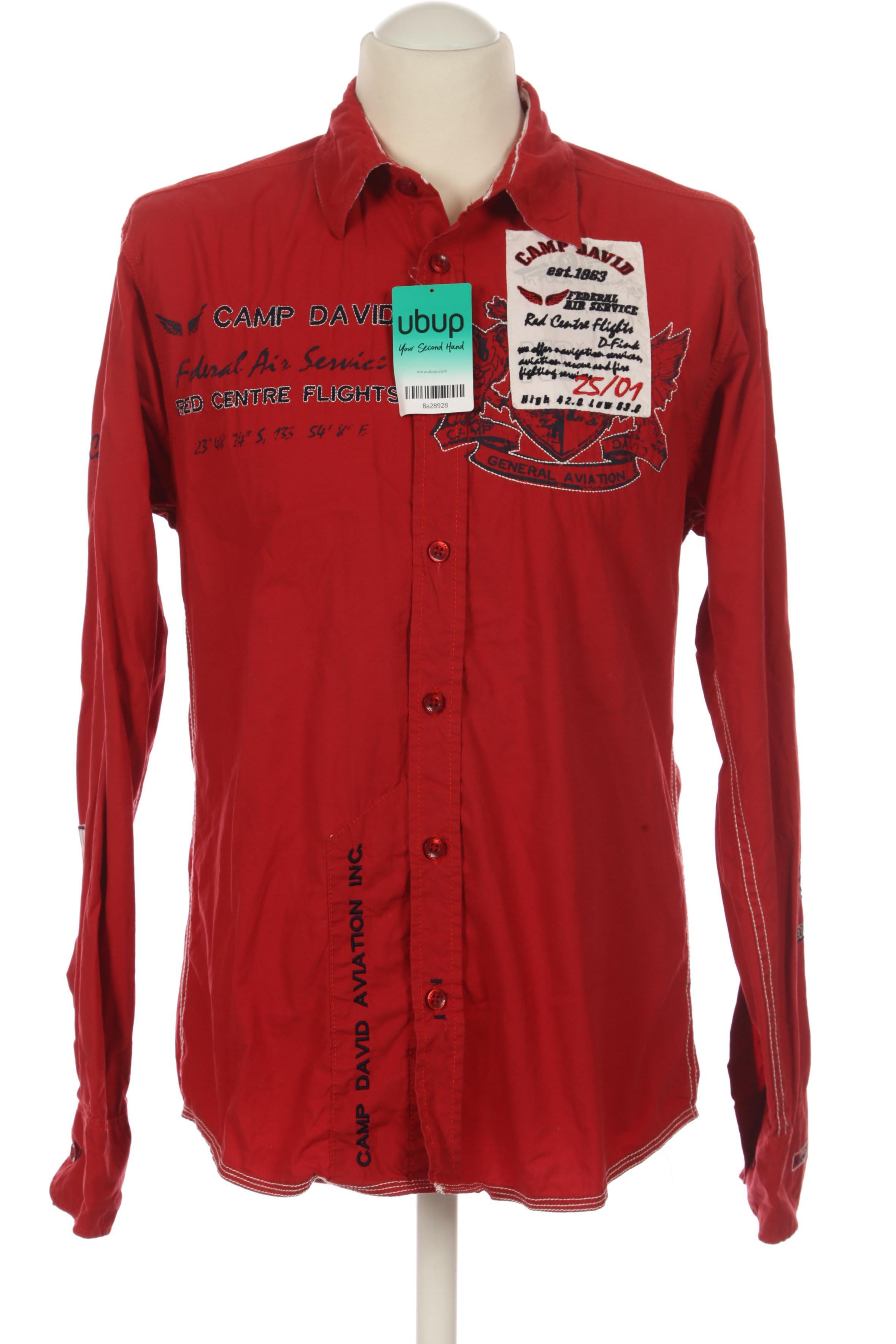 

Camp David Herren Hemd, rot, Gr.