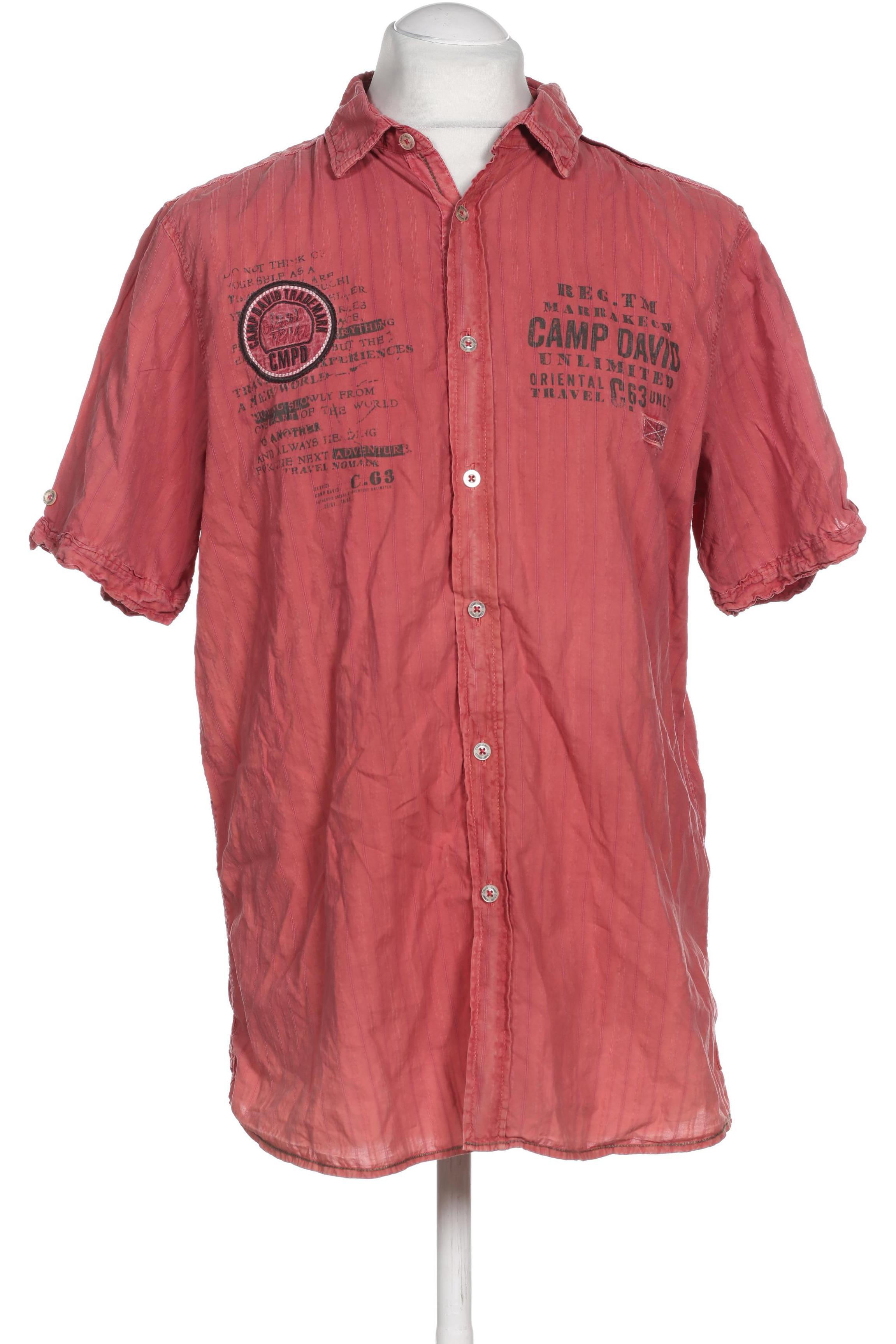 

Camp David Herren Hemd, rot, Gr.