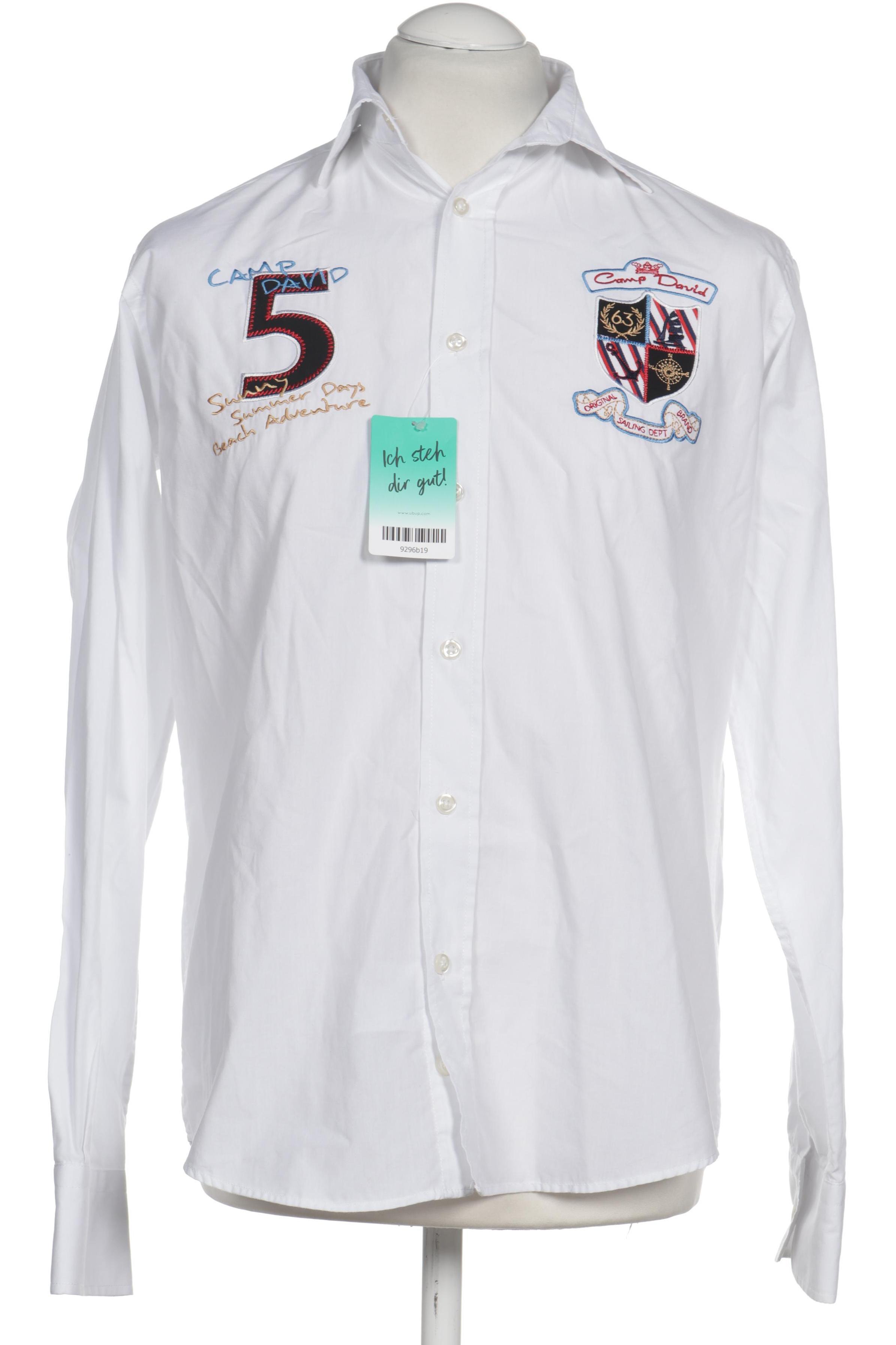 

Camp David Herren Hemd, weiß, Gr.