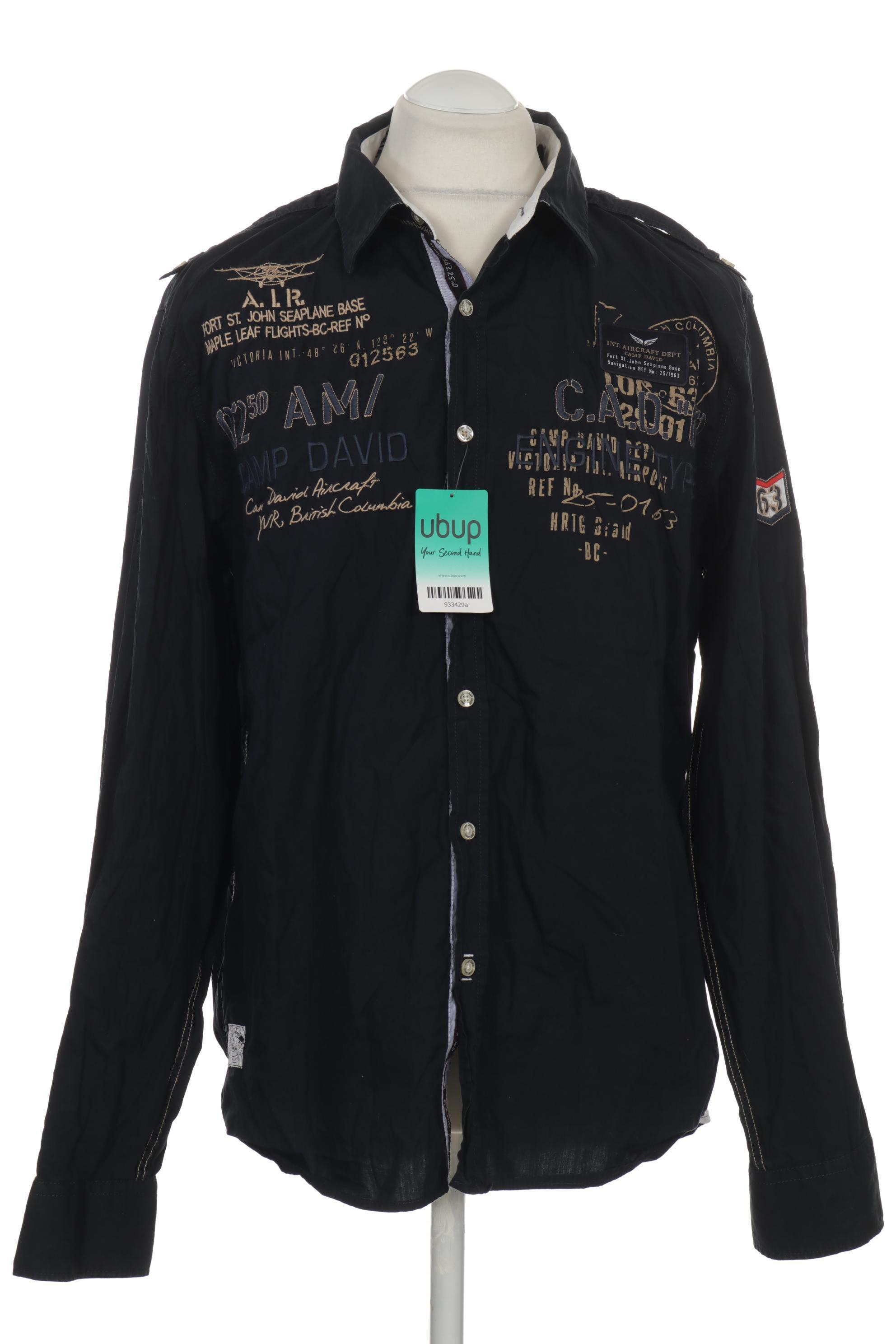 

Camp David Herren Hemd, blau, Gr.