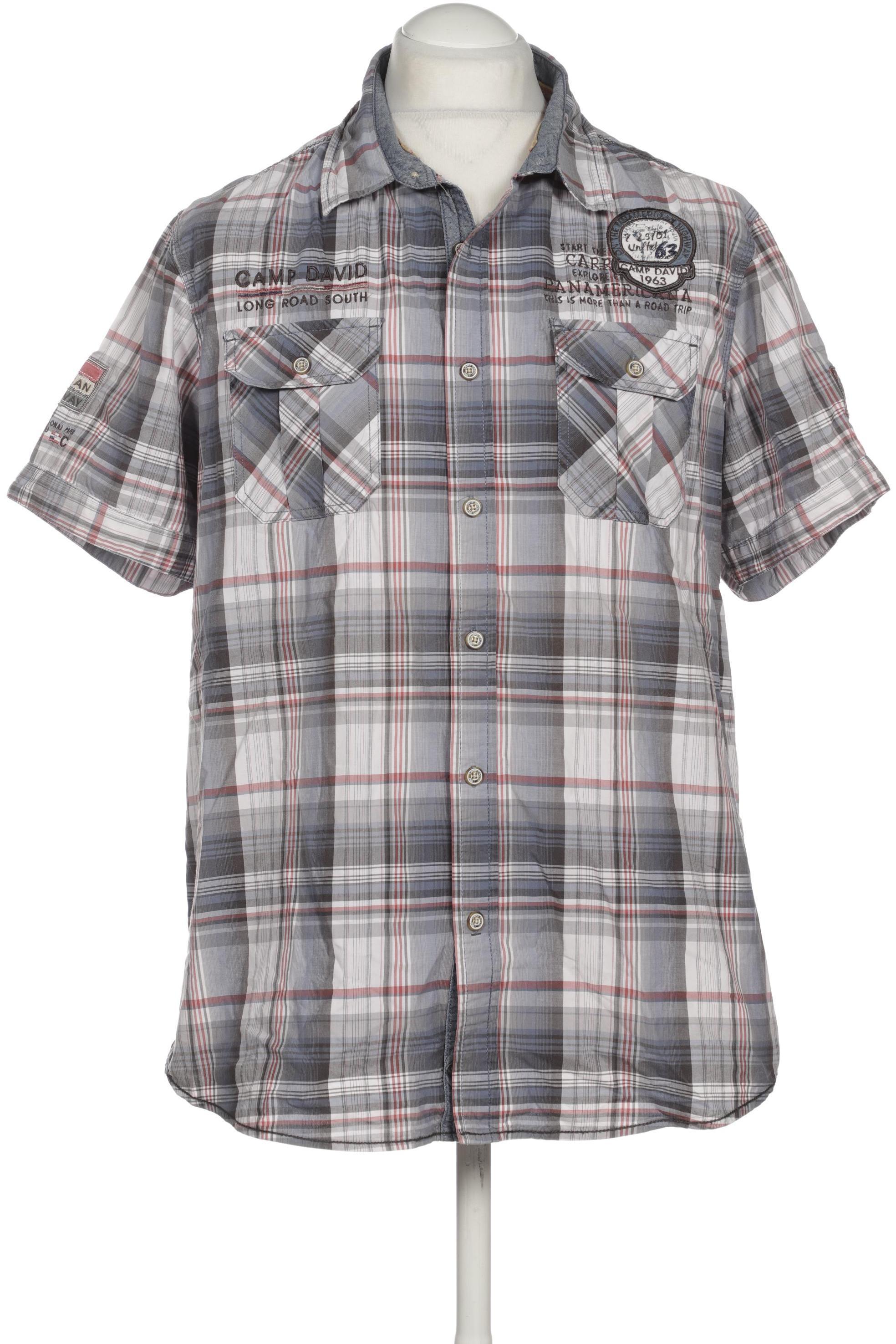 

Camp David Herren Hemd, blau, Gr.