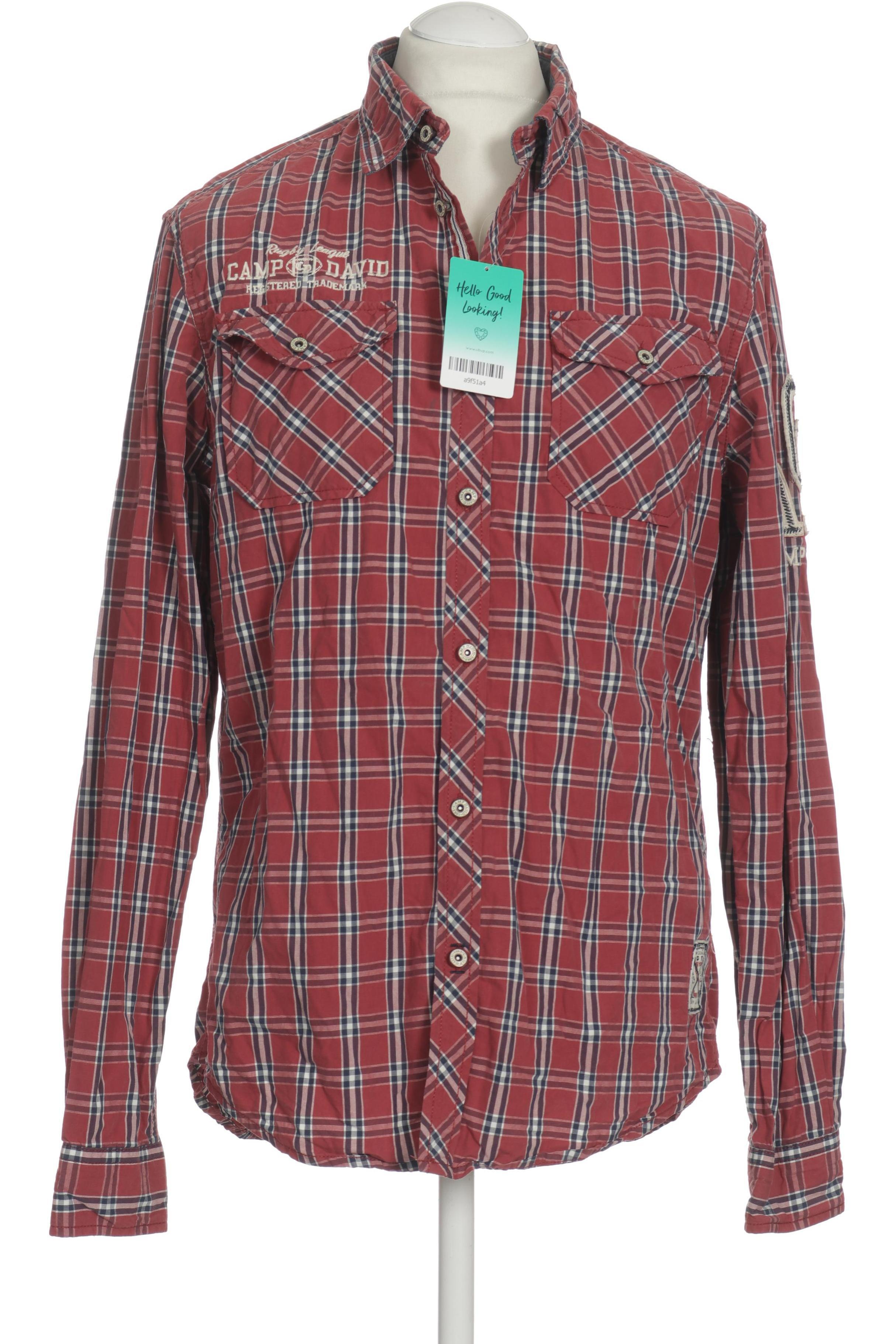 

Camp David Herren Hemd, rot, Gr.