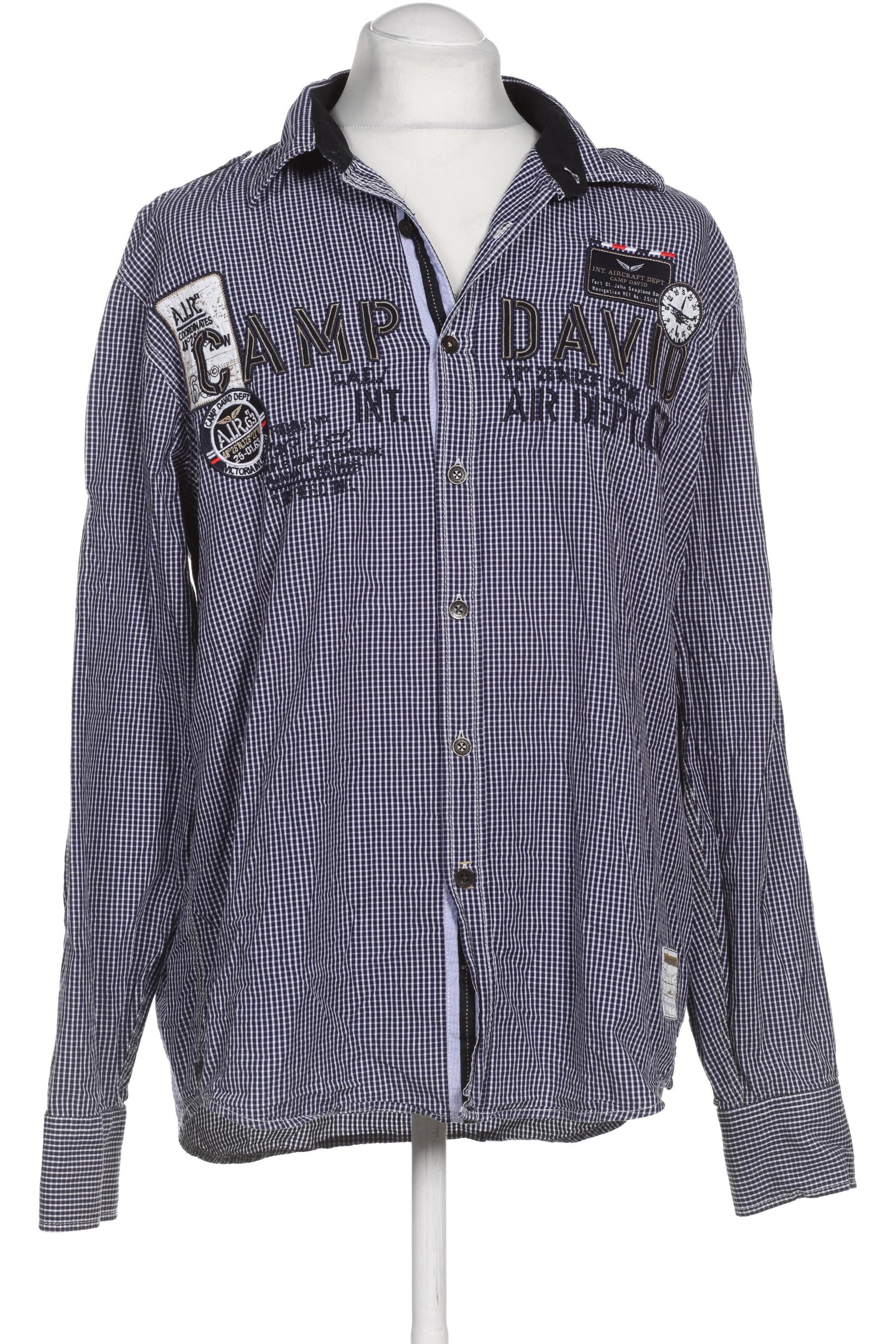 

Camp David Herren Hemd, blau, Gr.