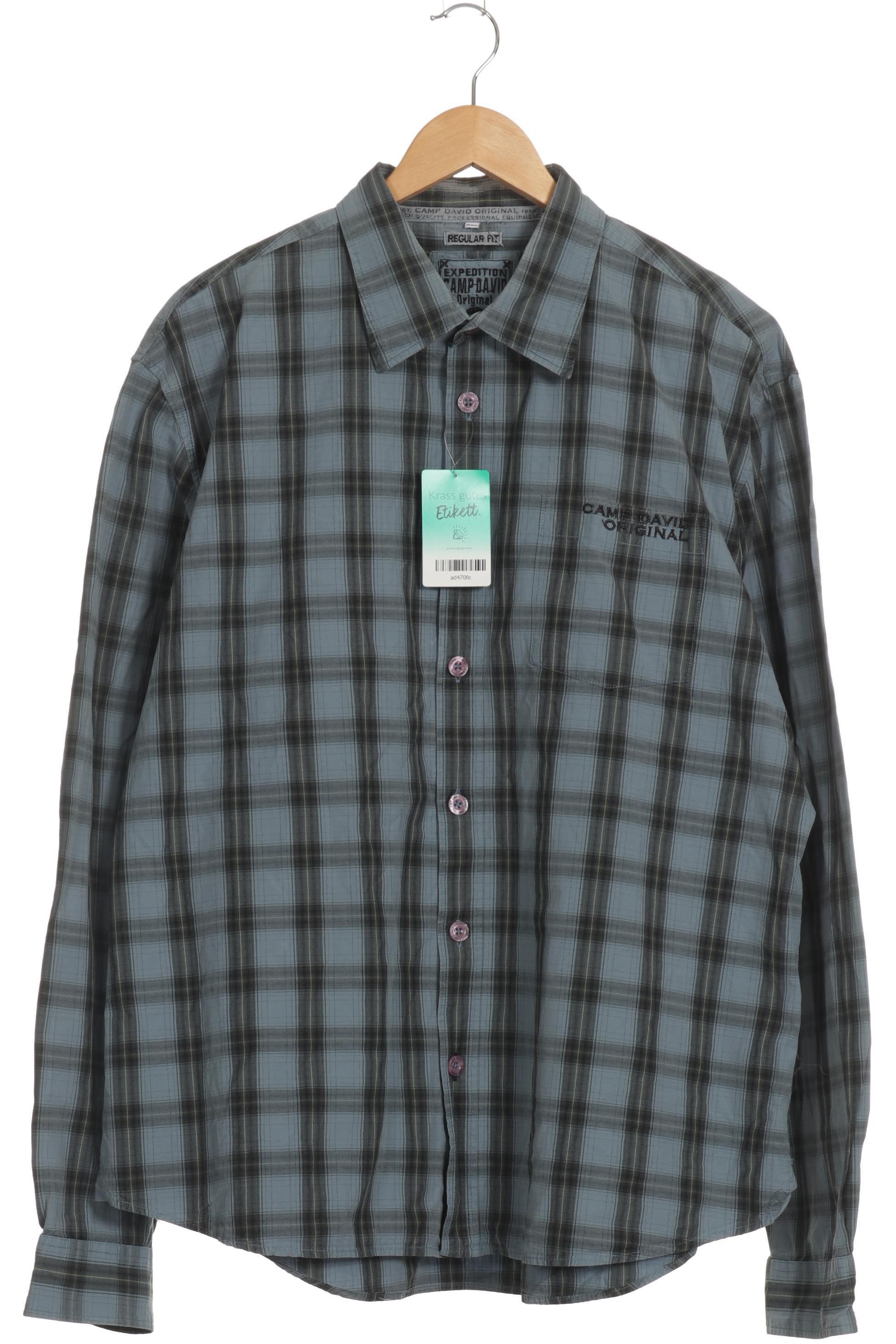 

Camp David Herren Hemd, blau, Gr.