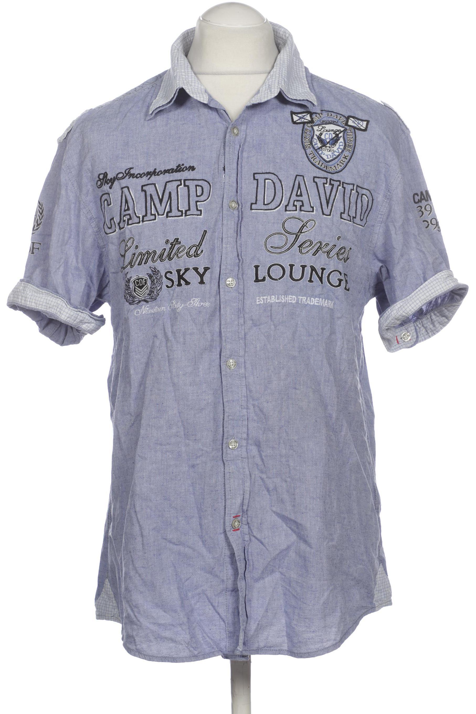 

Camp David Herren Hemd, blau, Gr.