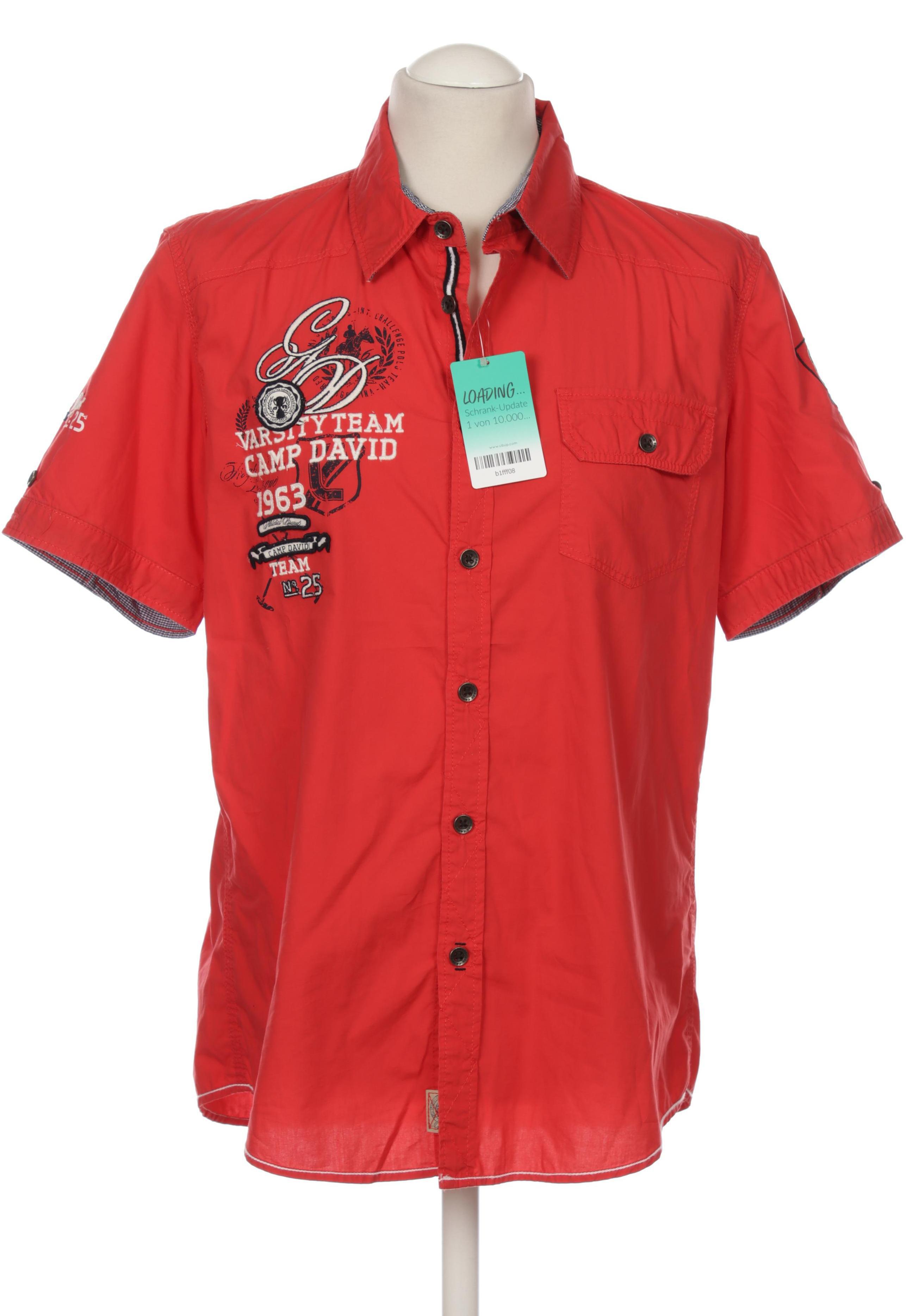 

Camp David Herren Hemd, rot, Gr.