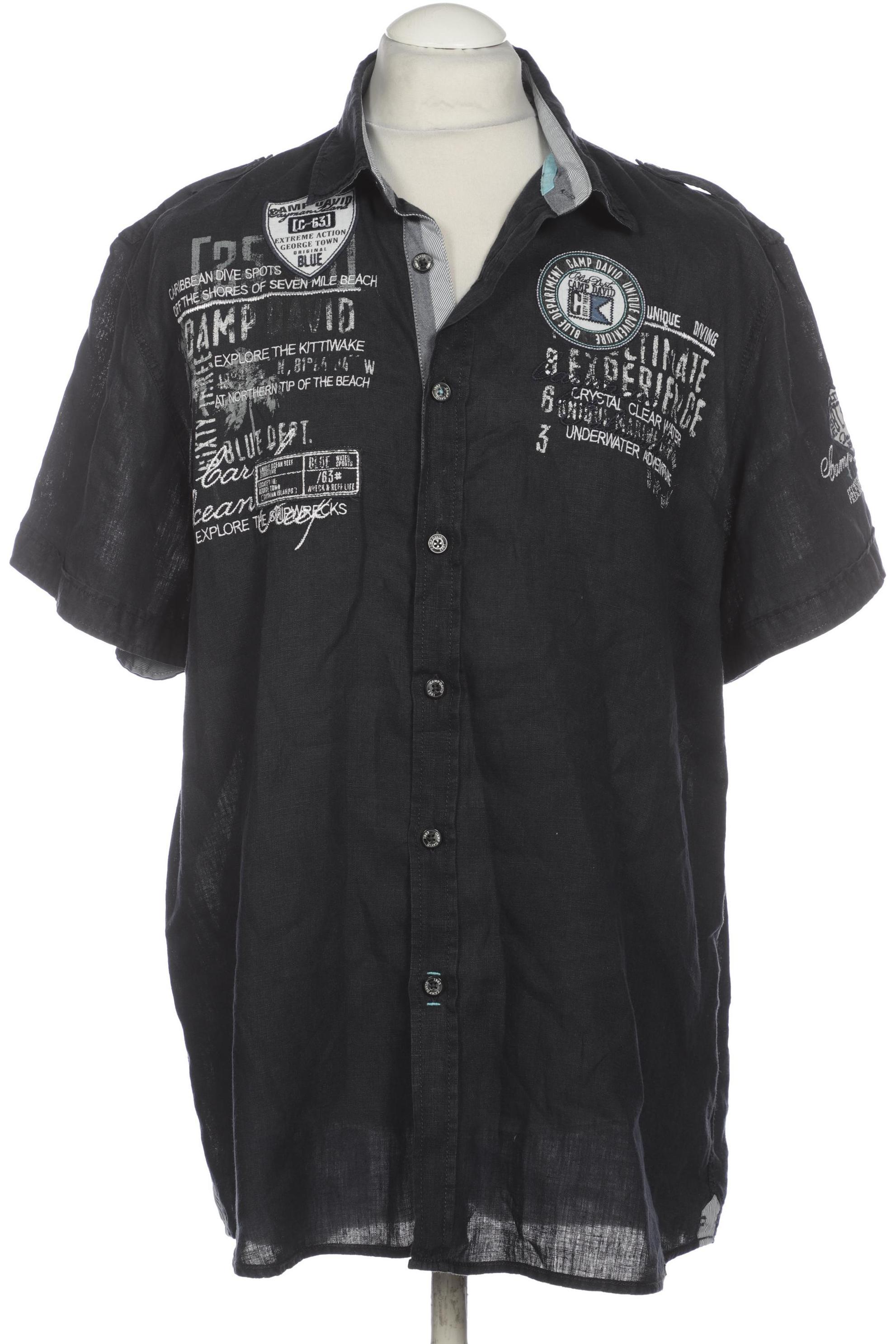 

Camp David Herren Hemd, schwarz, Gr.