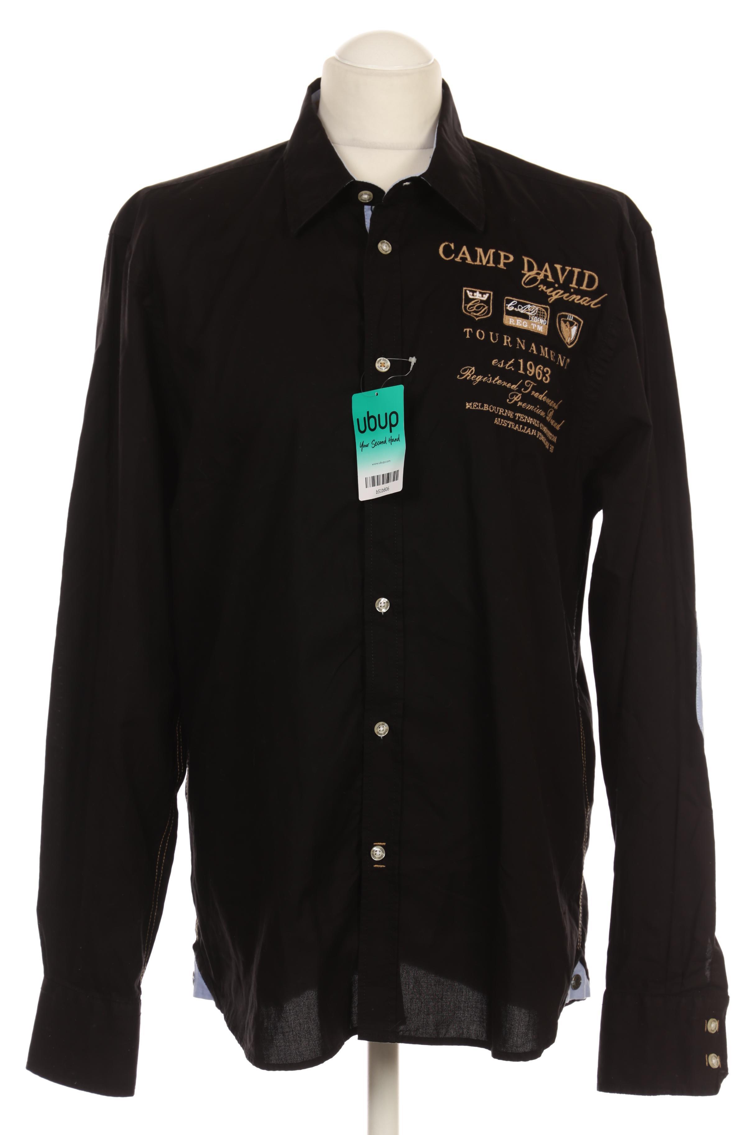 Thumbnail - Camp David Herren Hemd, schwarz, Gr.