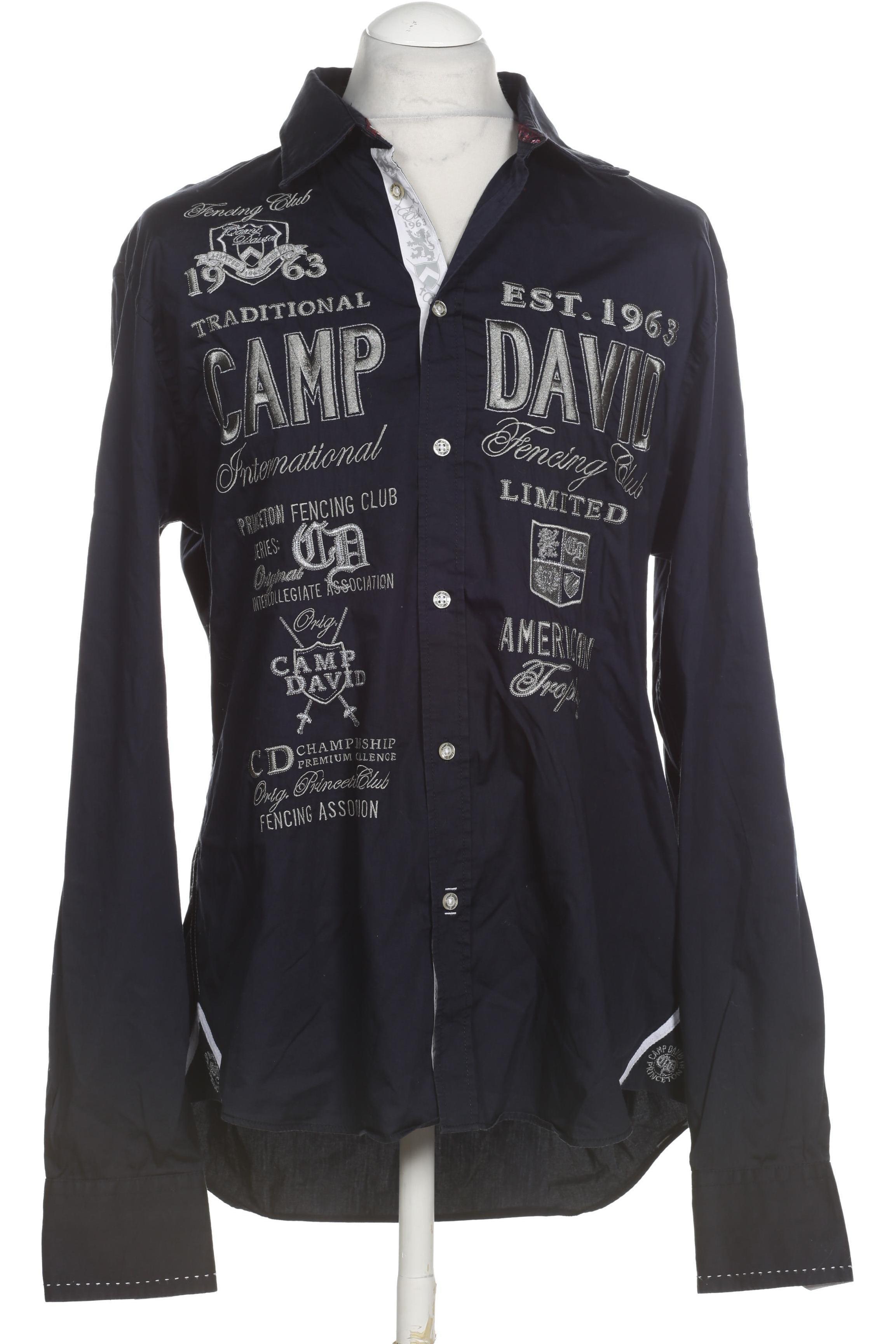 

Camp David Herren Hemd, blau, Gr.
