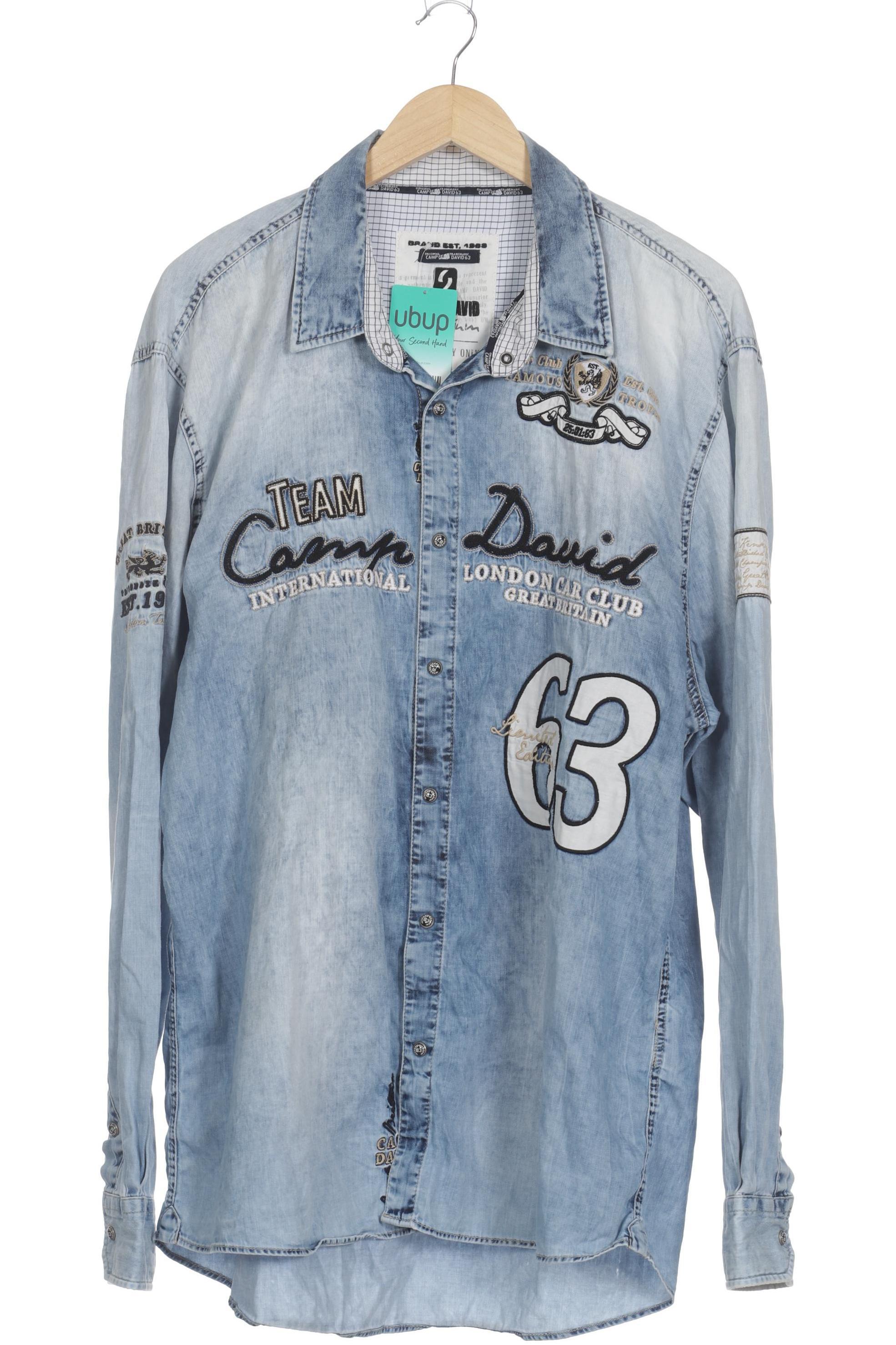 

Camp David Herren Hemd, blau, Gr.