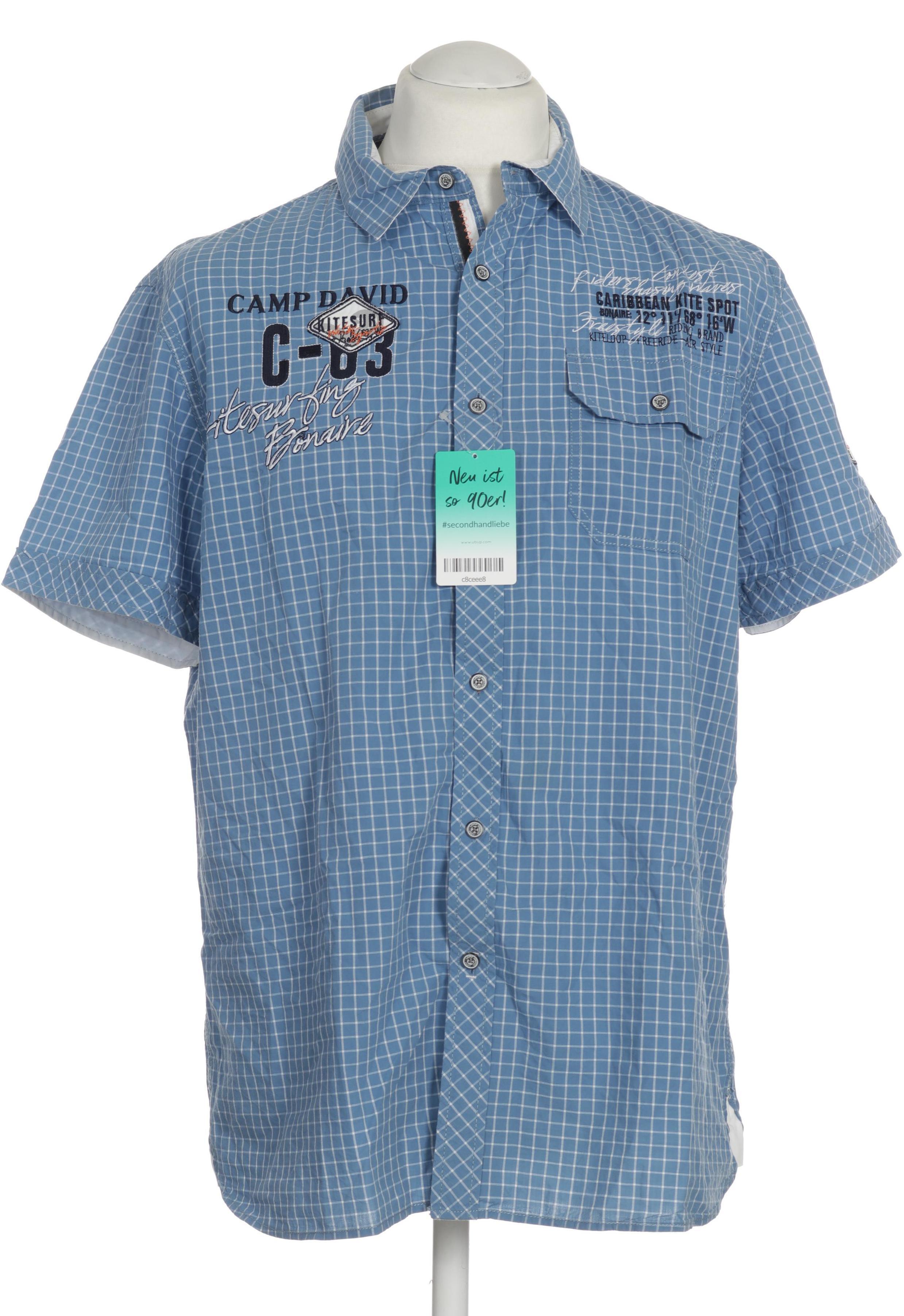 

Camp David Herren Hemd, blau, Gr.