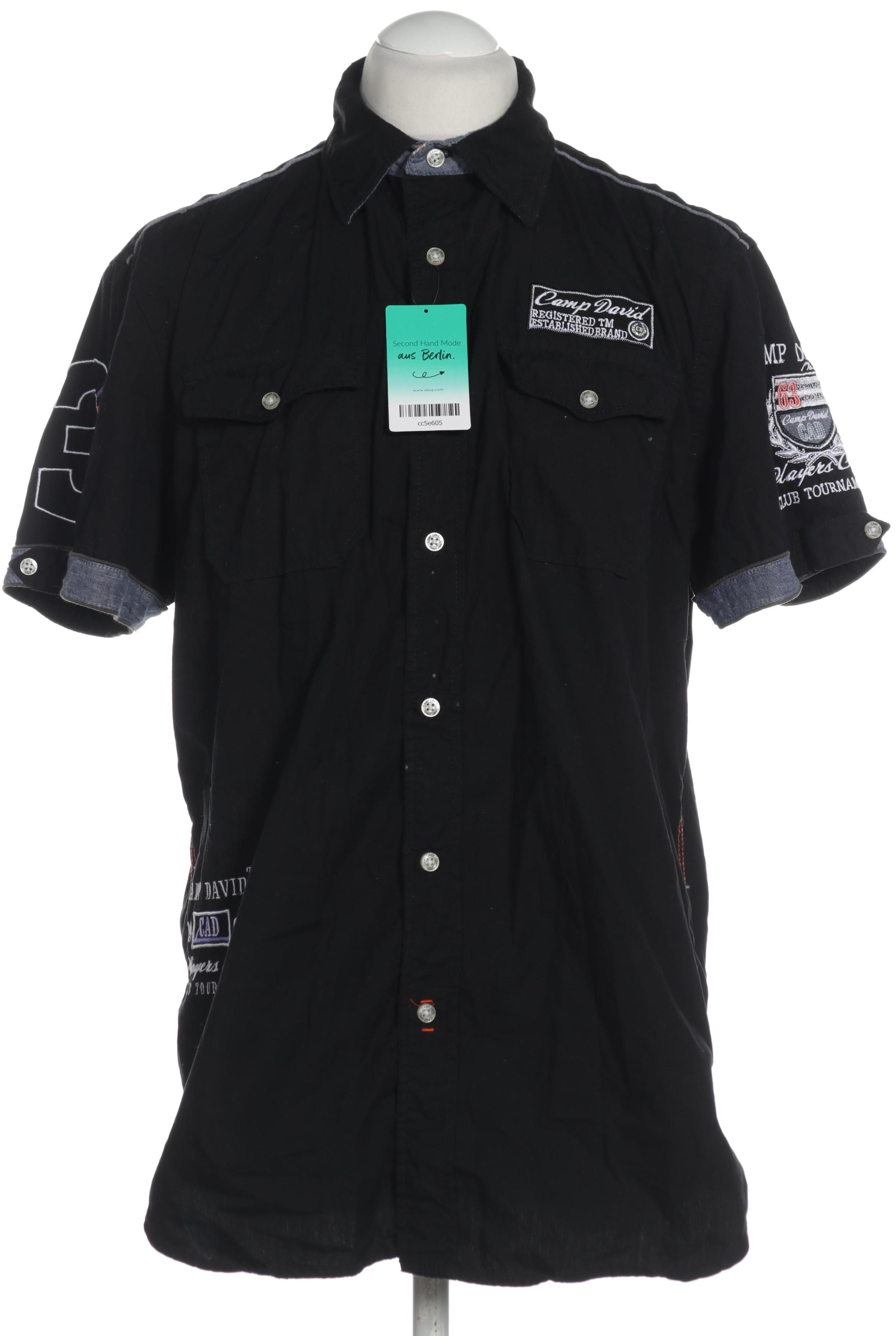 

Camp David Herren Hemd, schwarz, Gr.