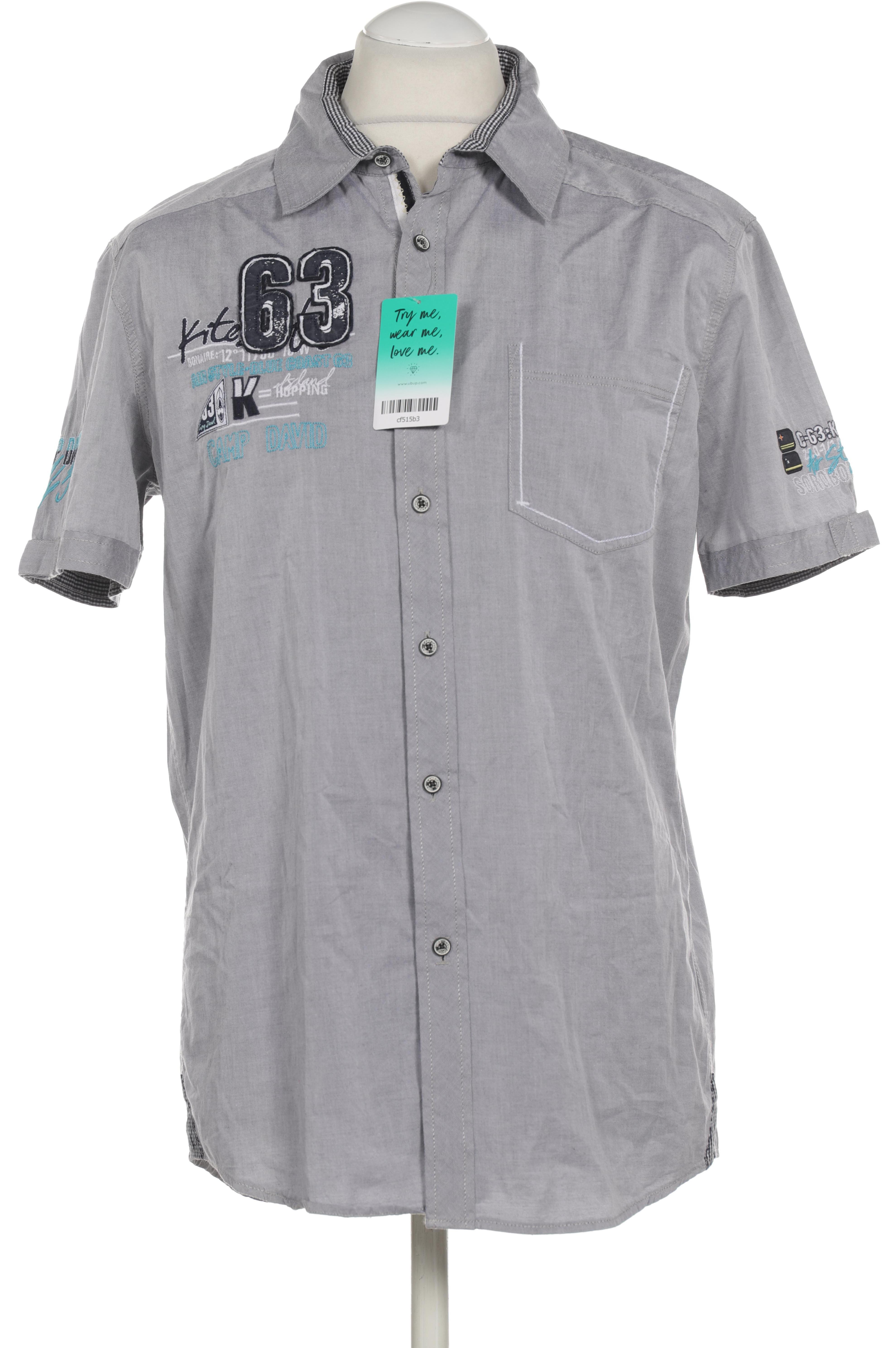 

Camp David Herren Hemd, grau, Gr.