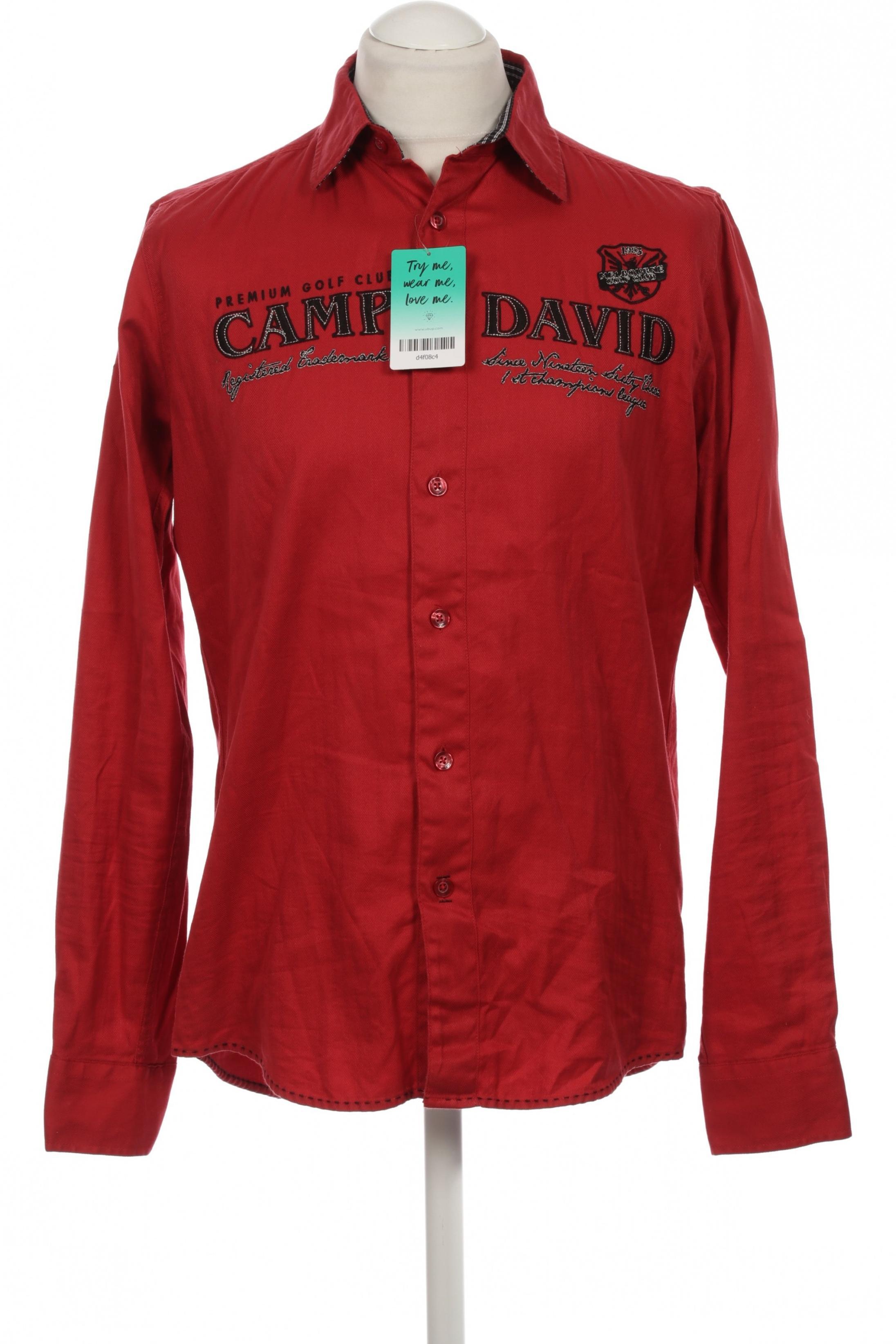 

Camp David Herren Hemd, rot, Gr.