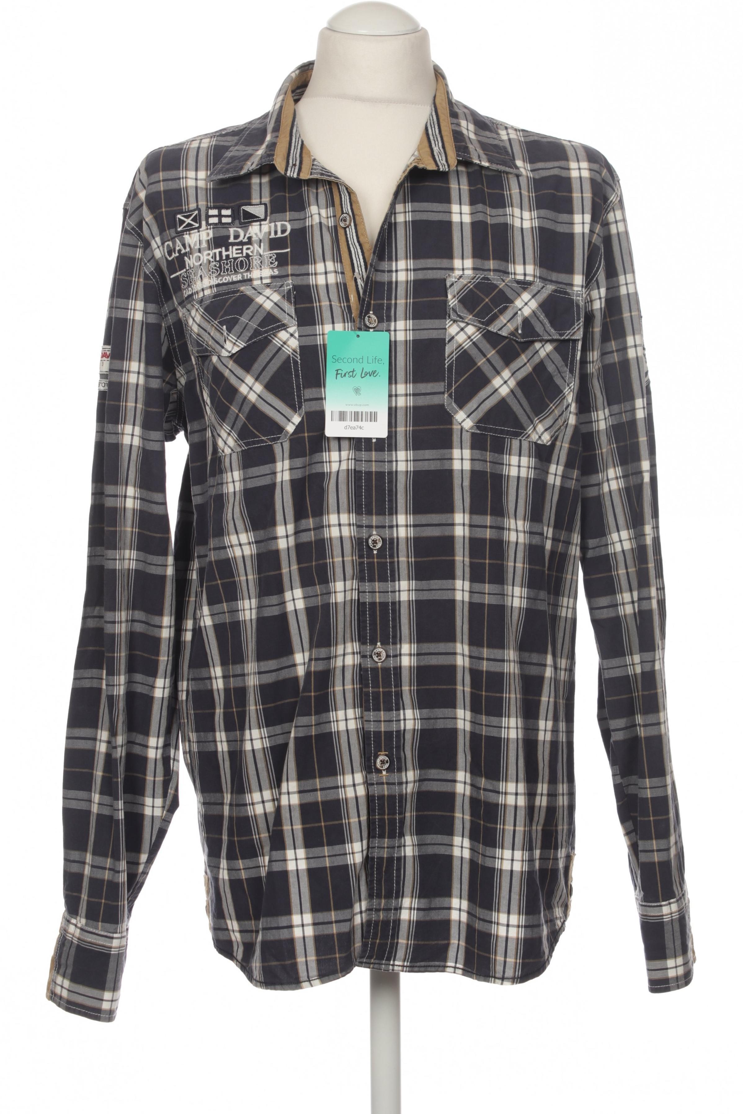 

Camp David Herren Hemd, blau, Gr.