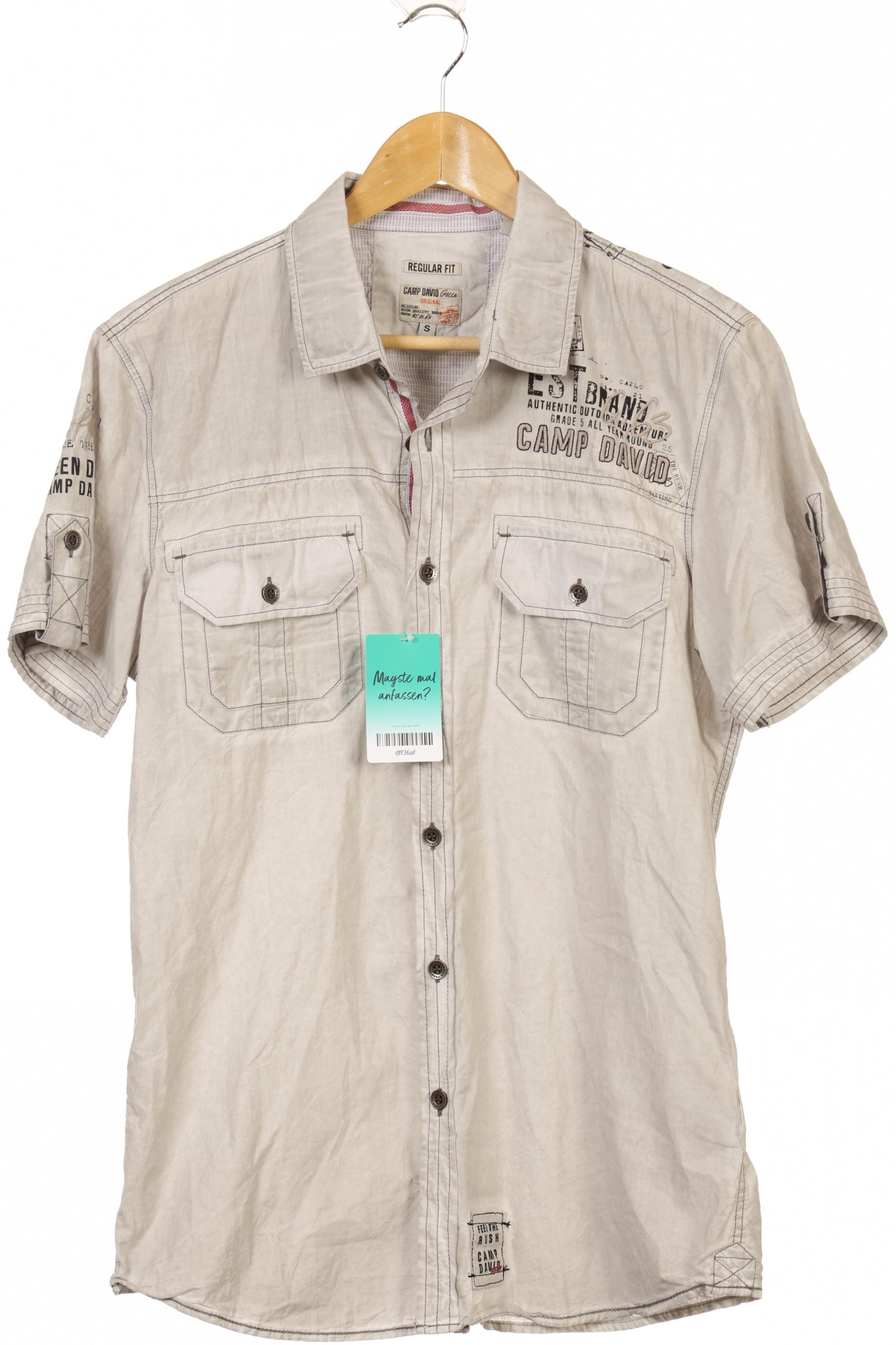 Thumbnail - Camp David Herren Hemd, beige, Gr.