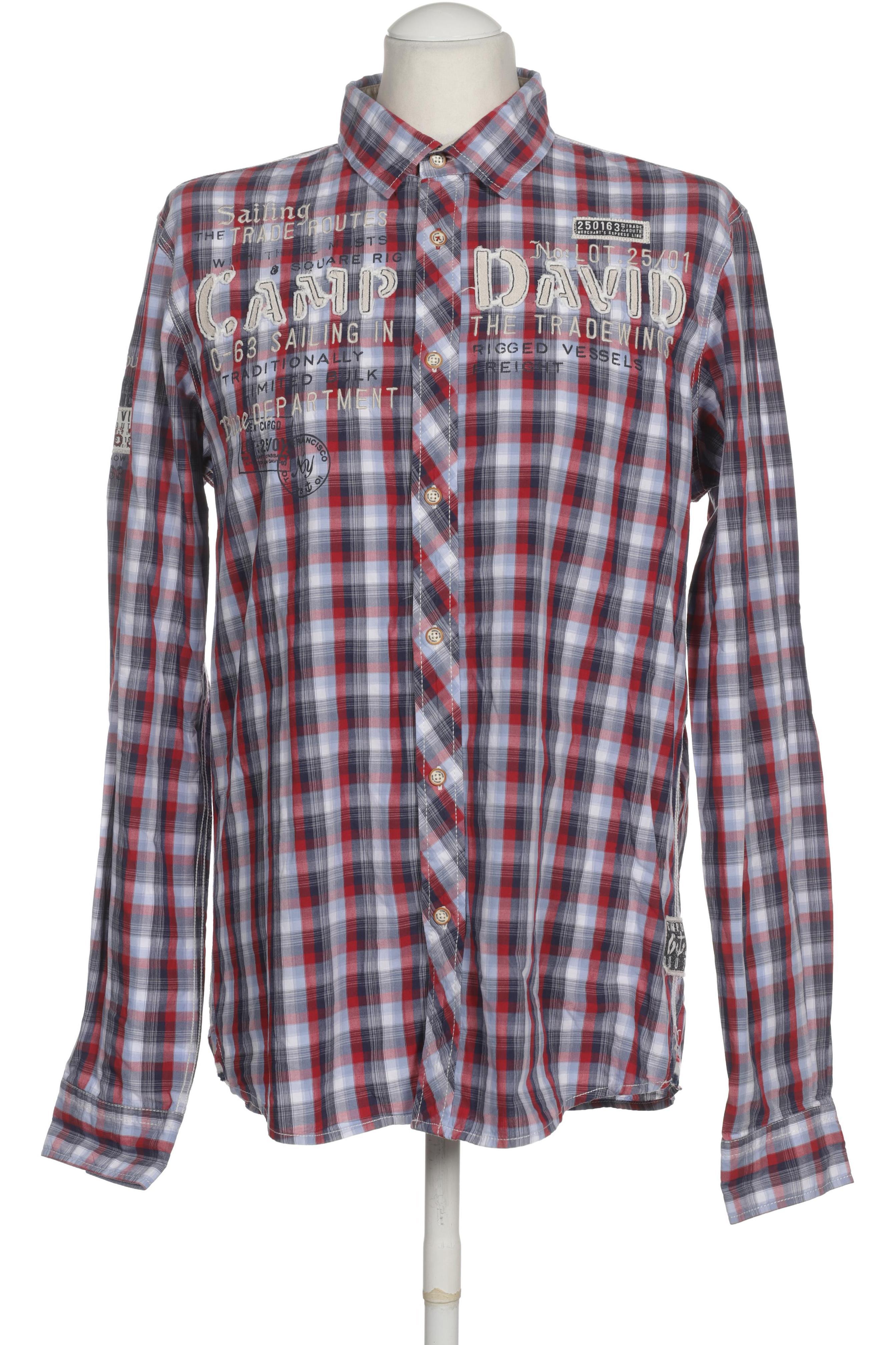 

Camp David Herren Hemd, blau, Gr.