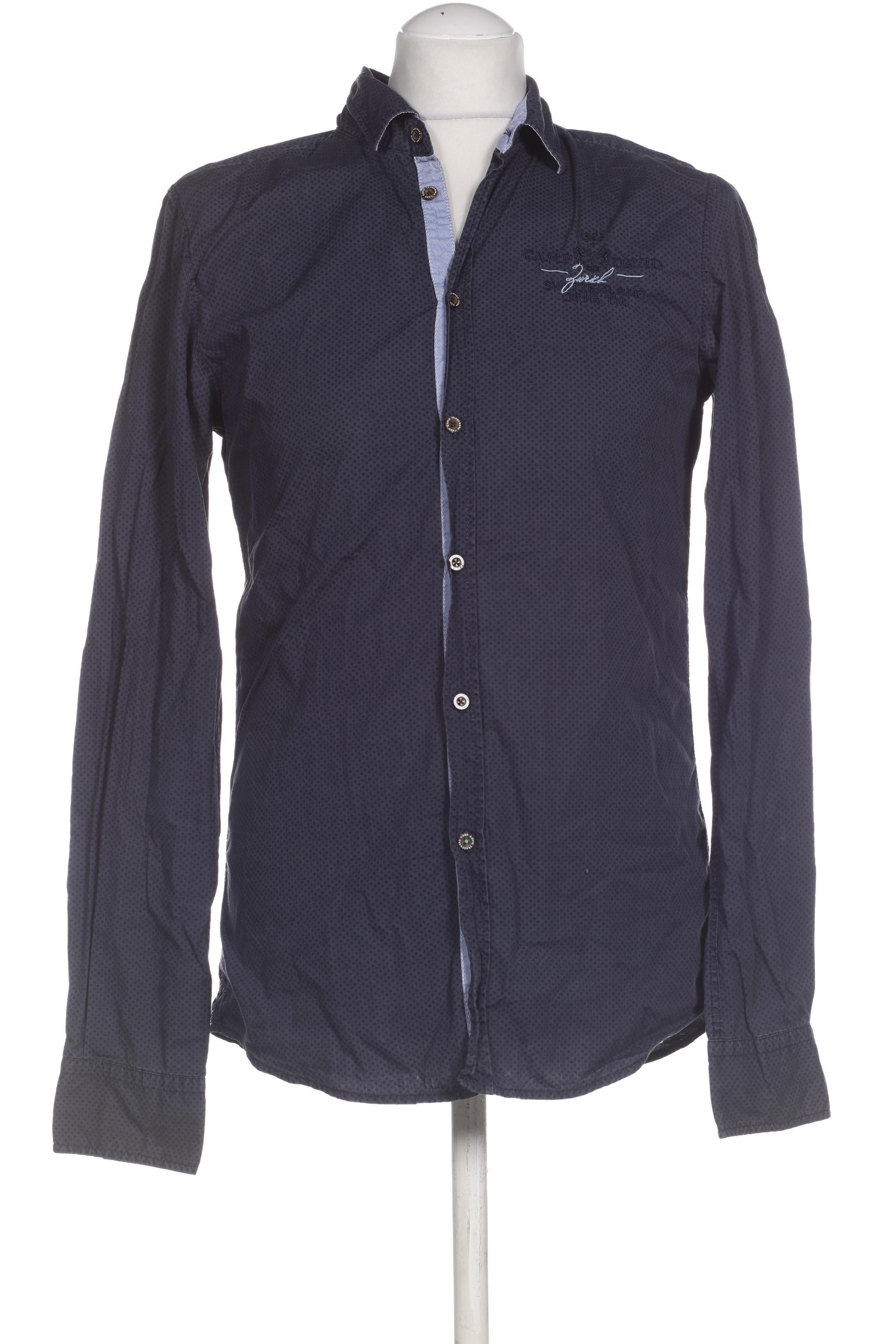 

Camp David Herren Hemd, blau, Gr.