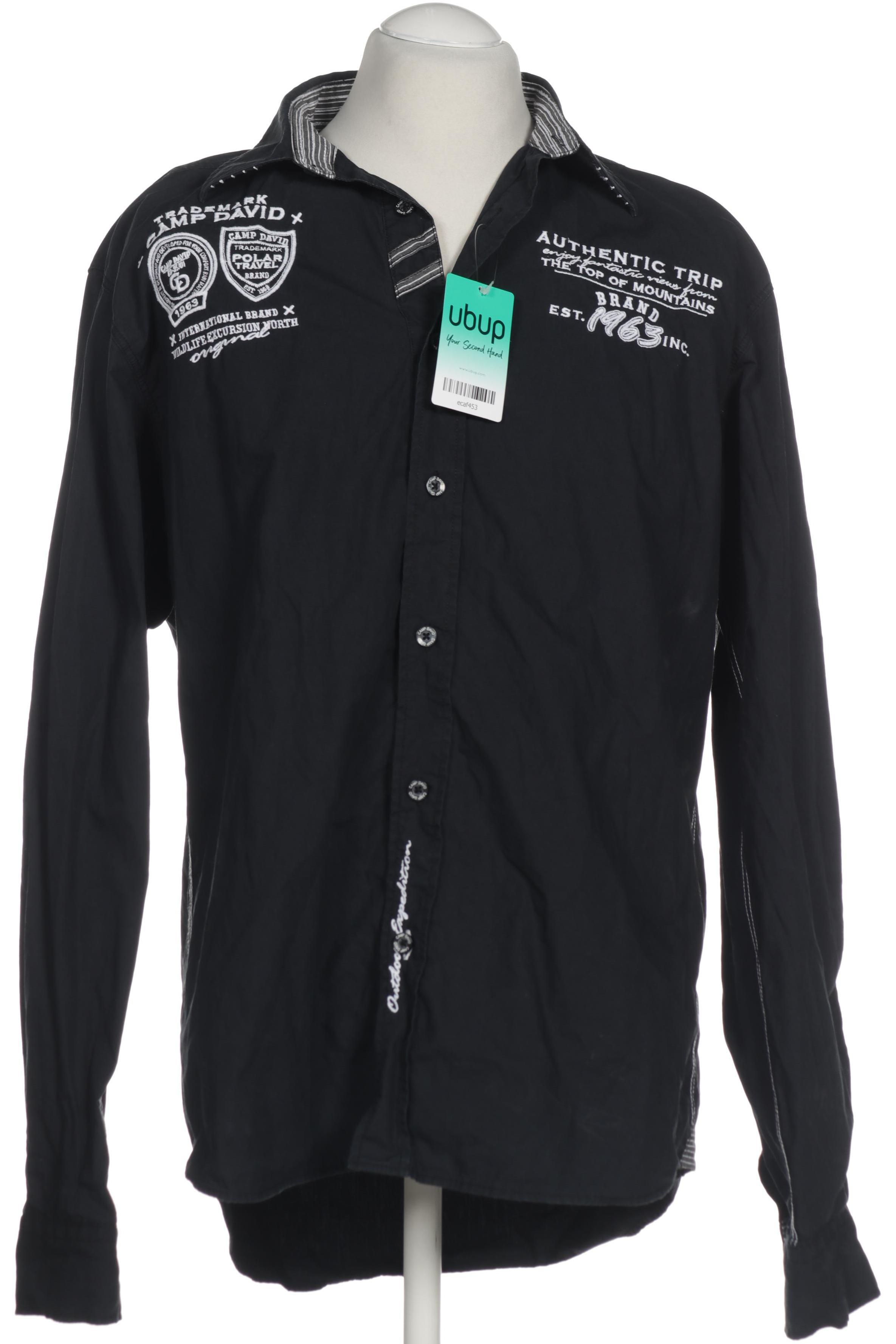 

Camp David Herren Hemd, schwarz, Gr.