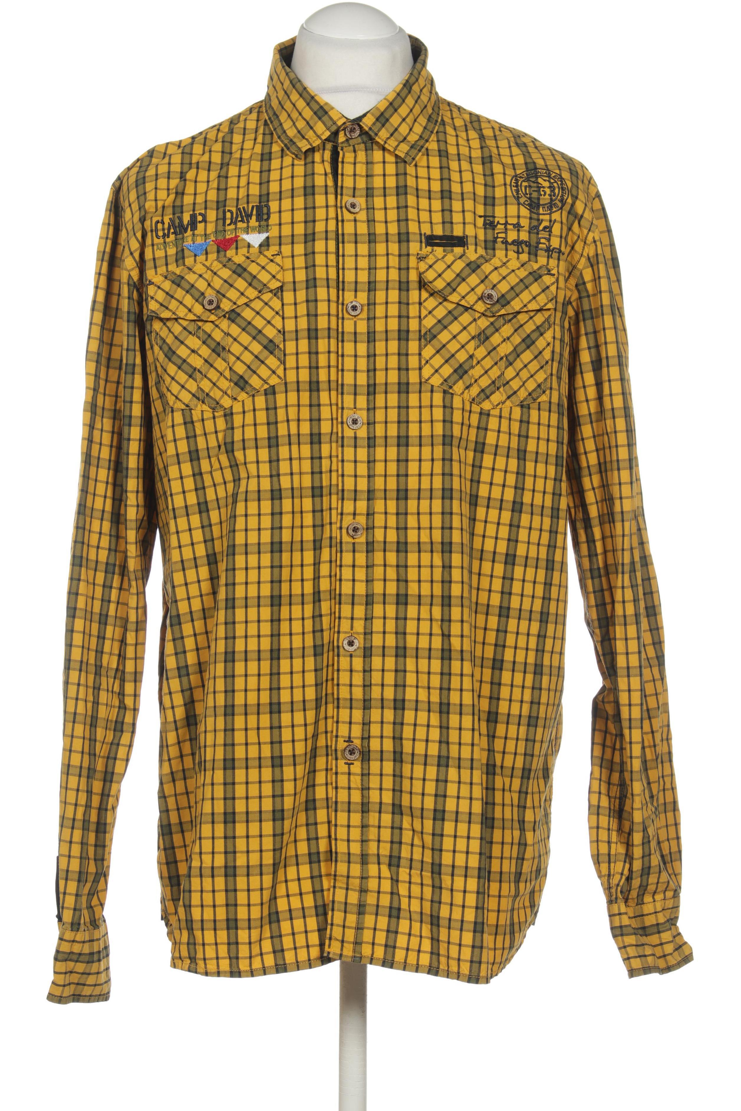 

Camp David Herren Hemd, gelb, Gr.