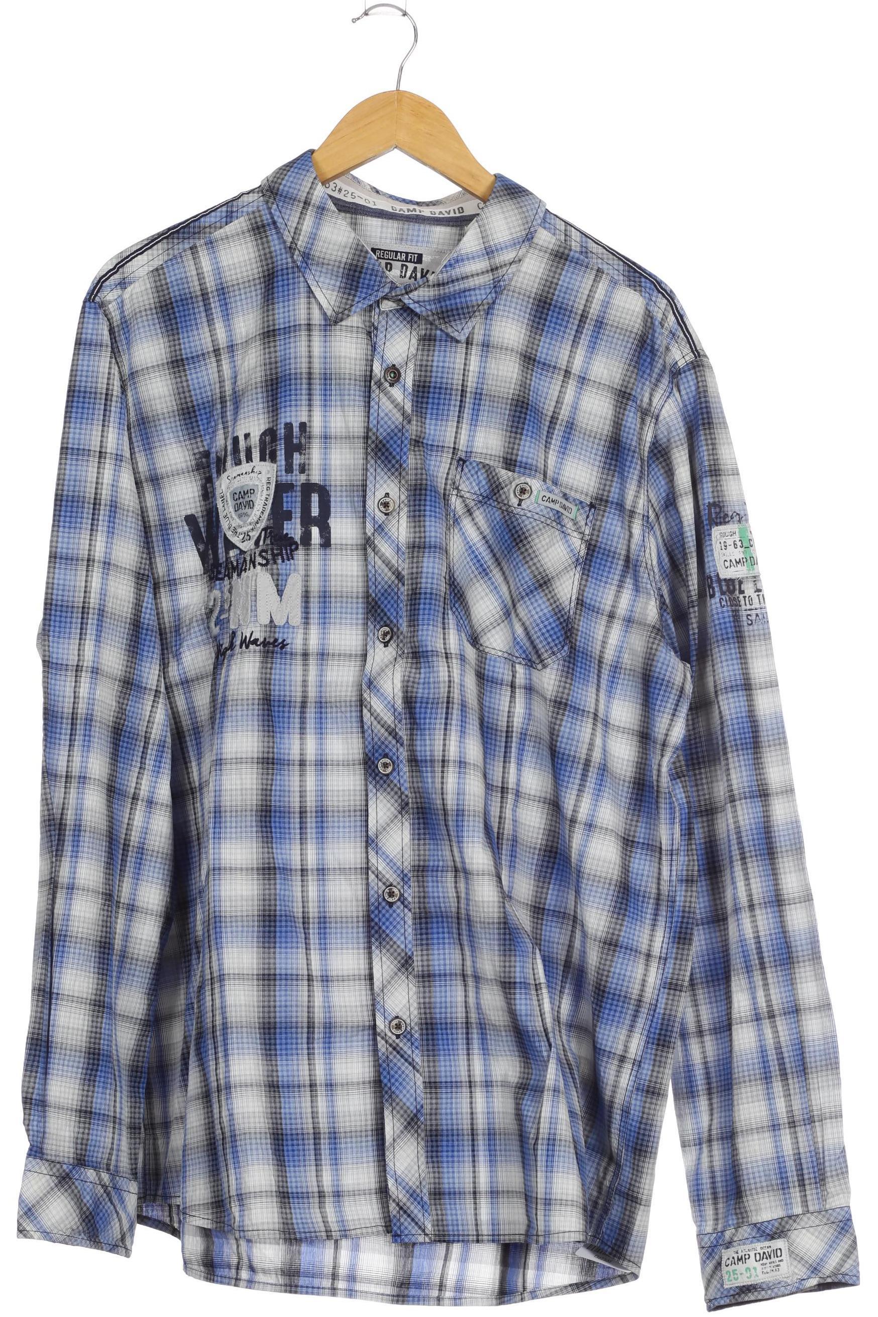 

Camp David Herren Hemd, blau, Gr.