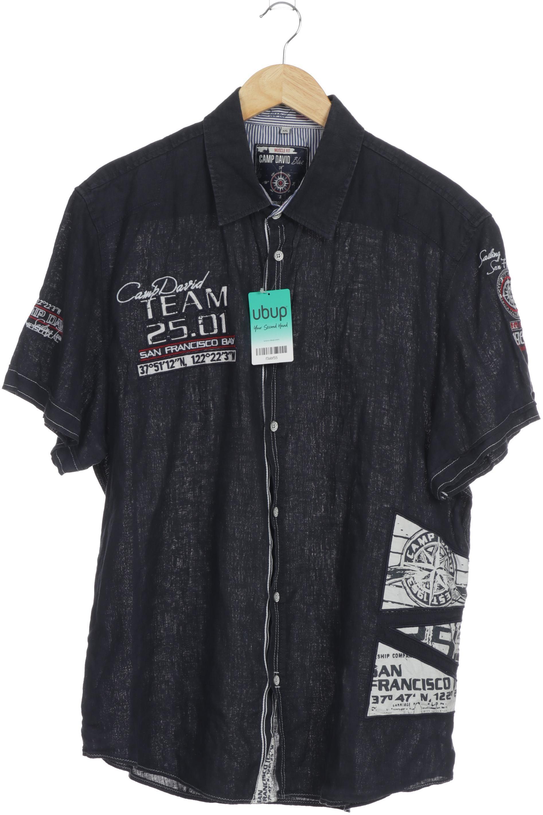 

Camp David Herren Hemd, blau, Gr.