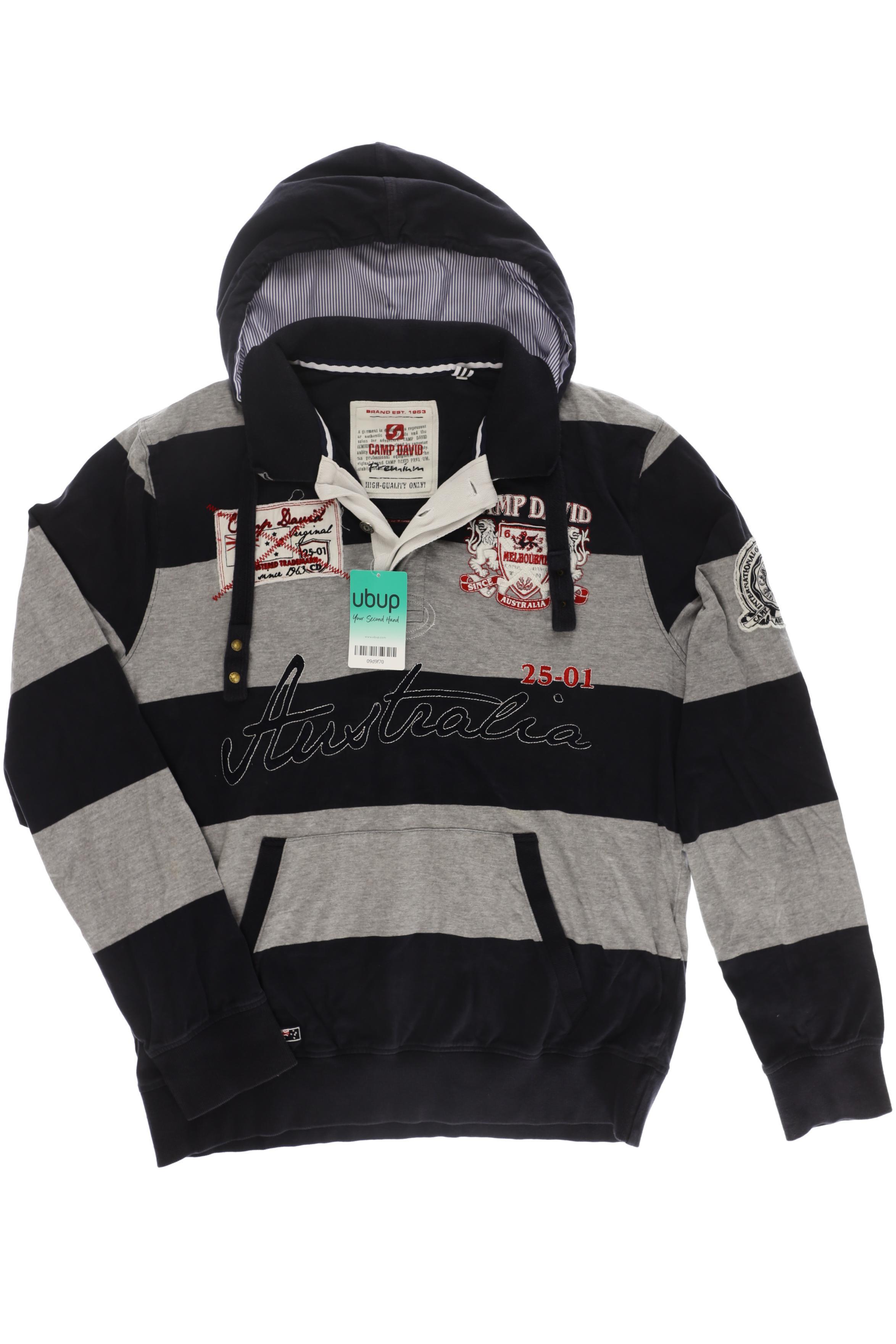 

Camp David Herren Kapuzenpullover, grau, Gr.
