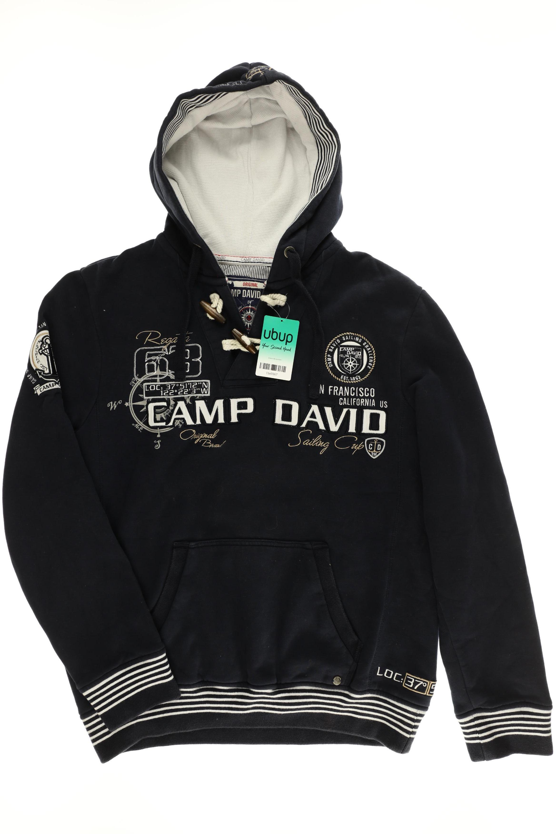 Thumbnail - Camp David Herren Kapuzenpullover, blau, Gr.