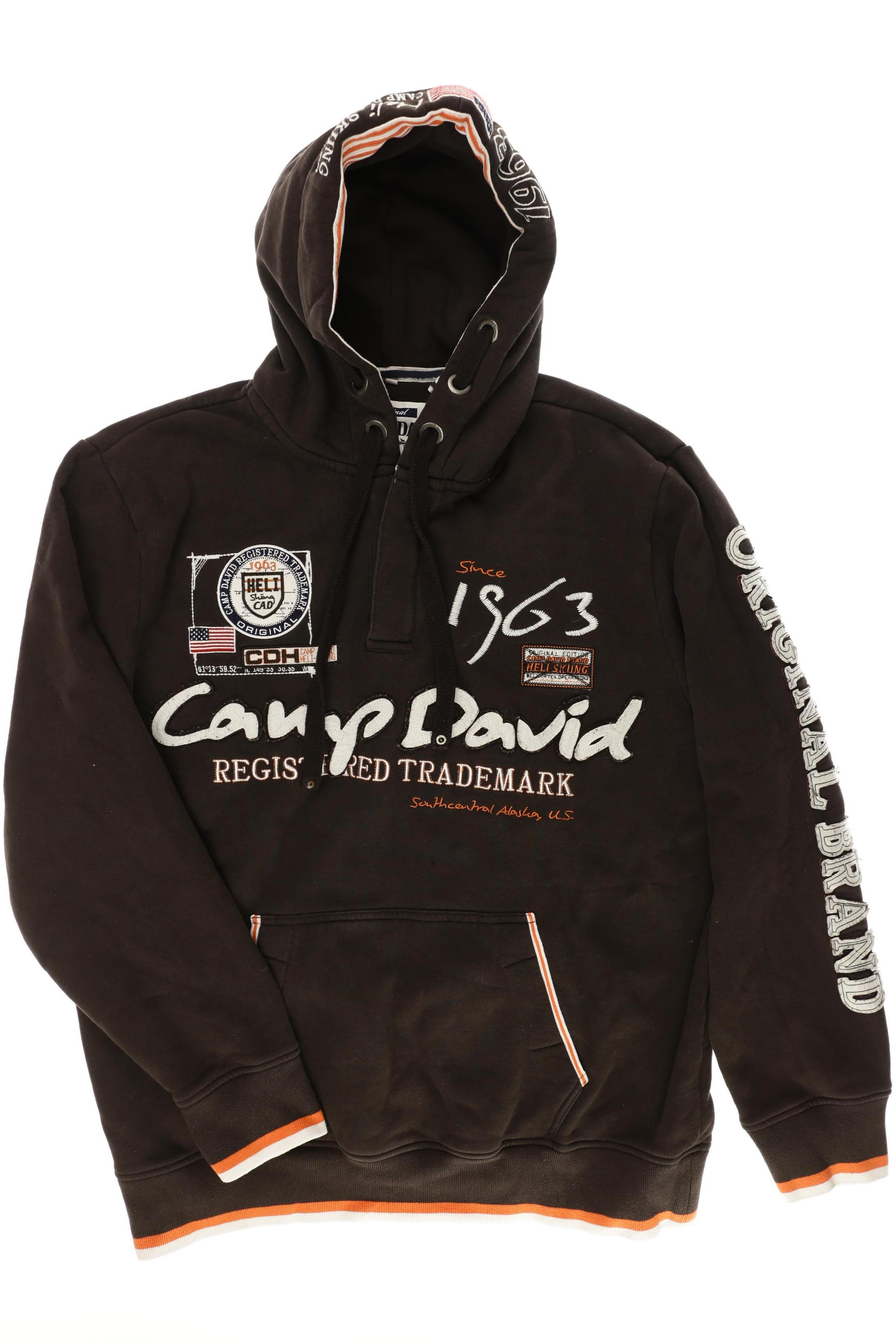 

Camp David Herren Kapuzenpullover, braun, Gr.