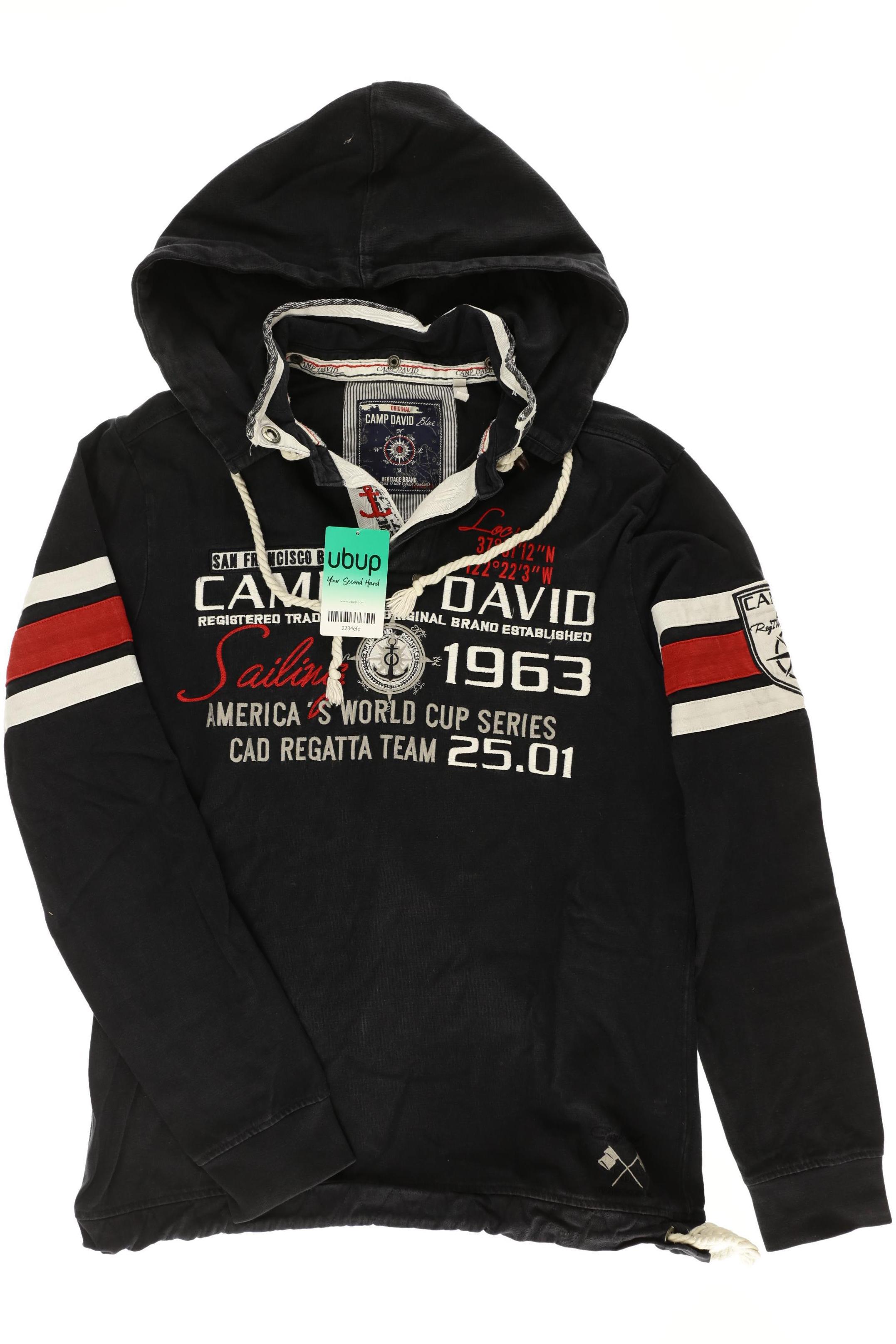 

Camp David Herren Kapuzenpullover, blau, Gr.