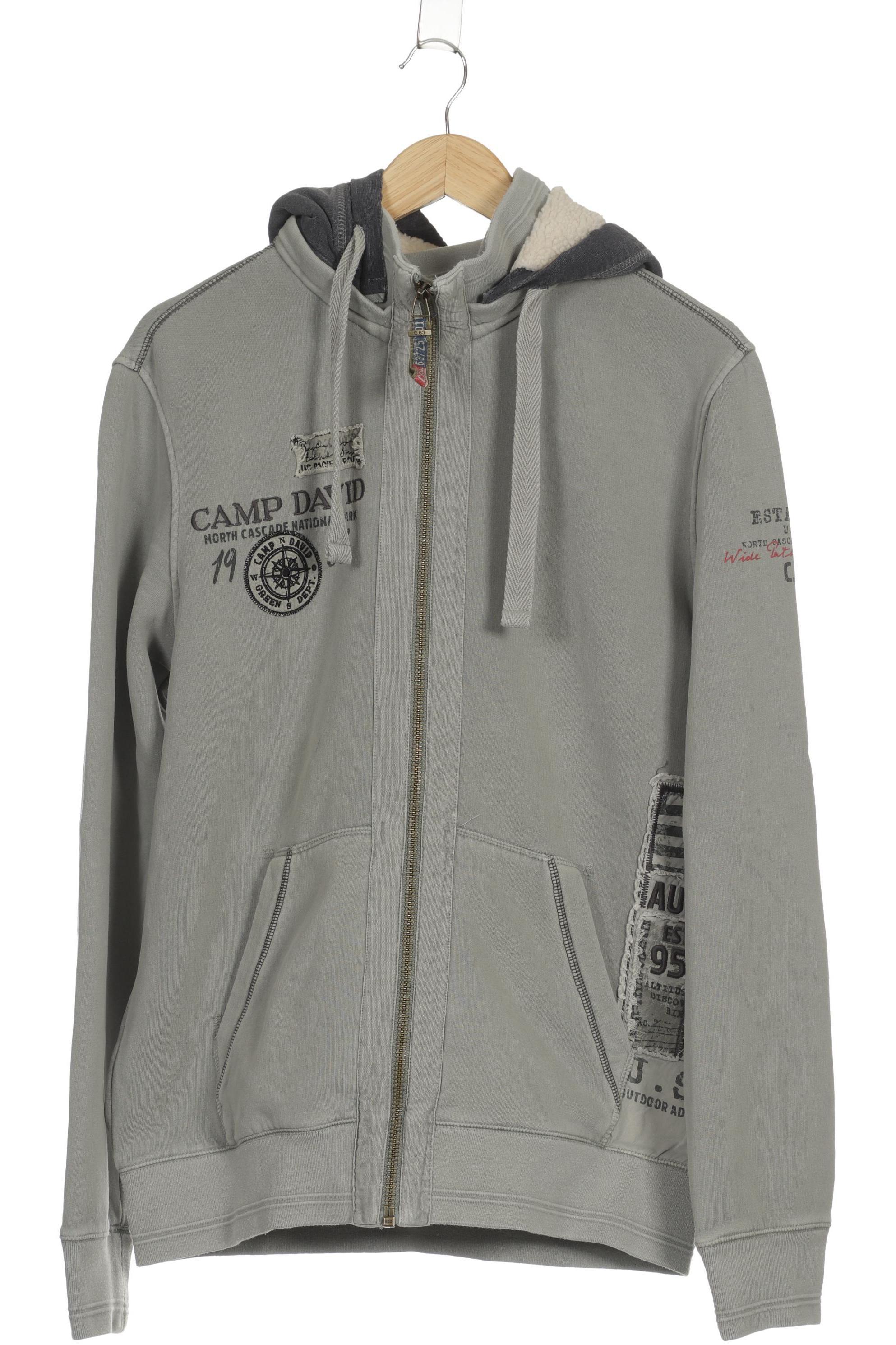 

Camp David Herren Kapuzenpullover, grau, Gr.