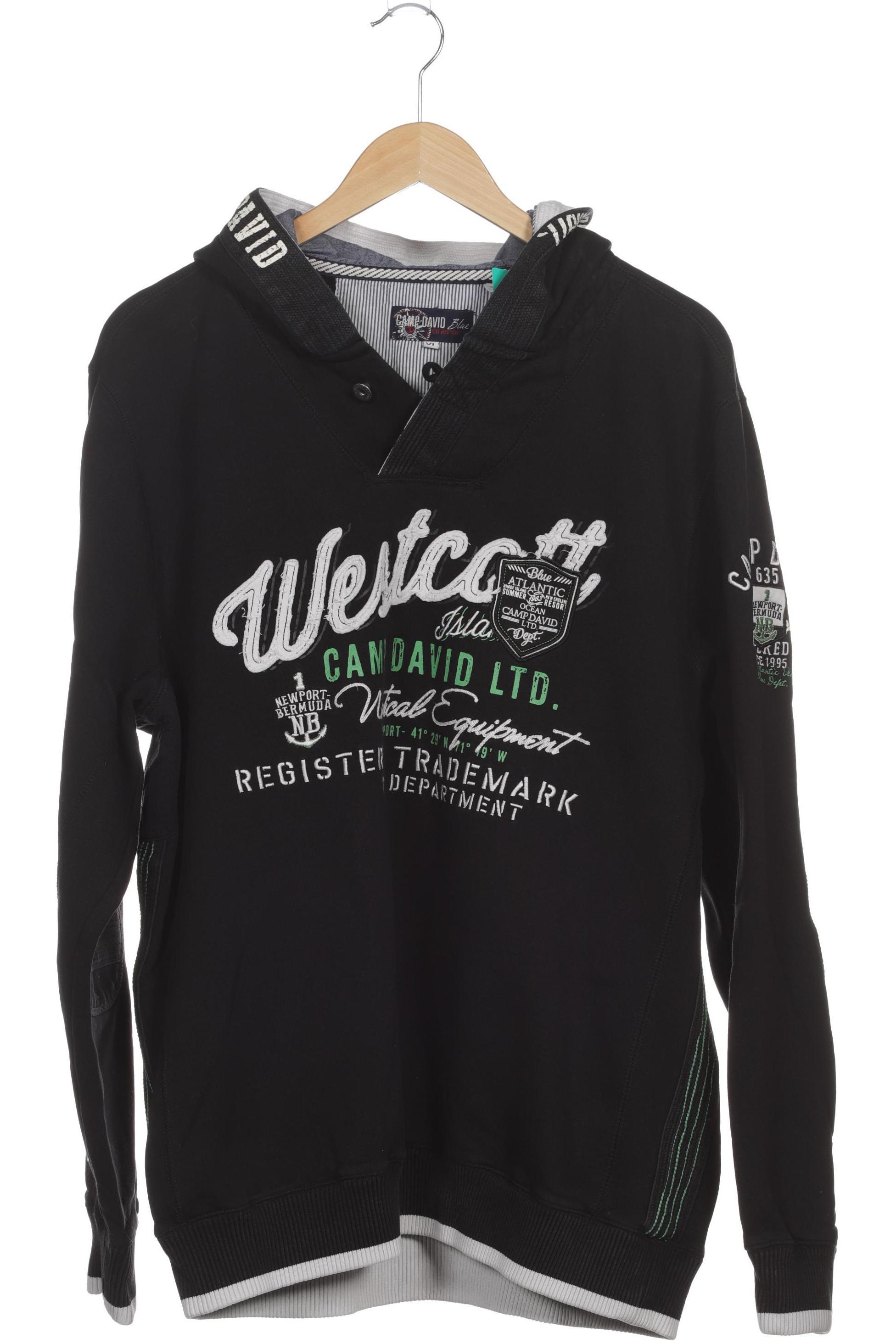Thumbnail - Camp David Herren Kapuzenpullover, schwarz, Gr.