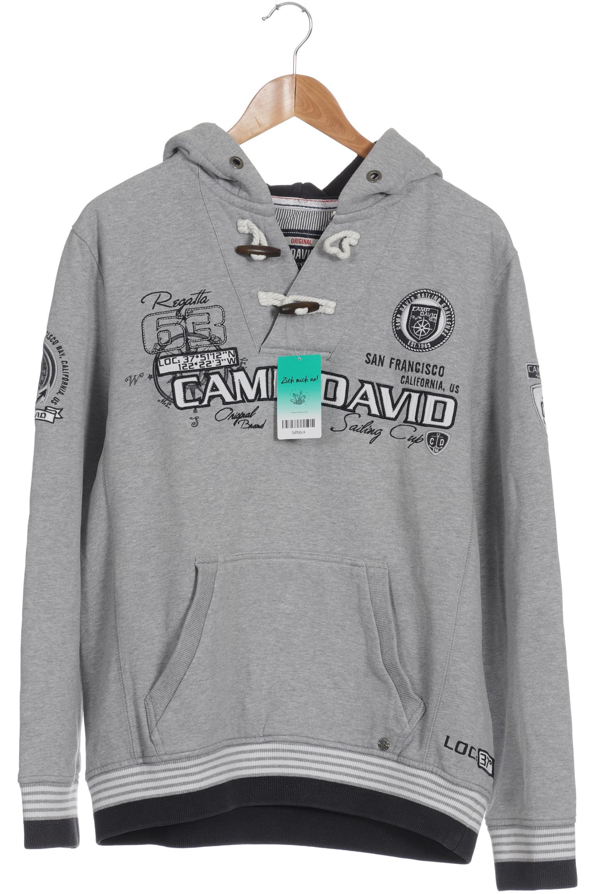 

Camp David Herren Kapuzenpullover, grau, Gr.