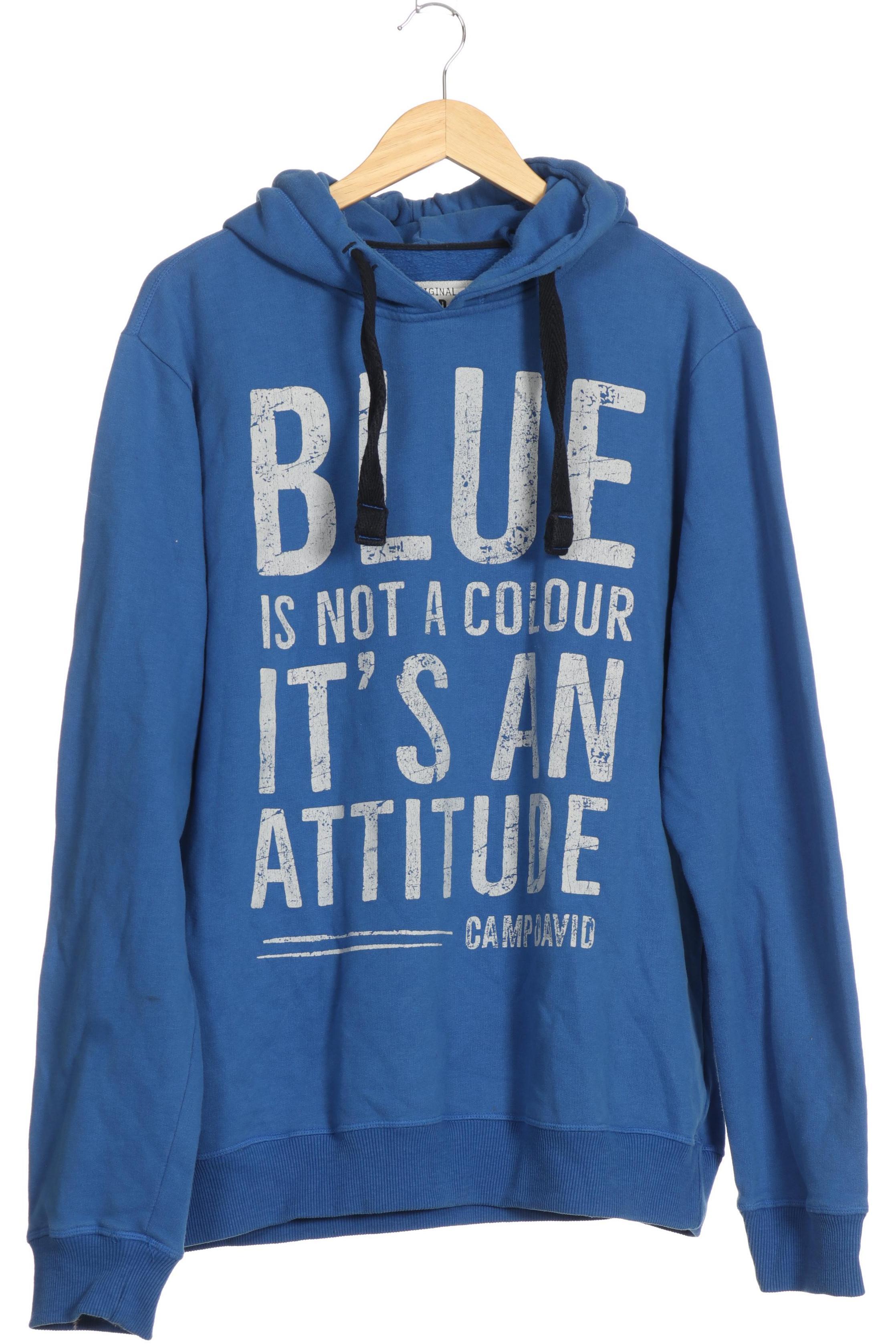 

Camp David Herren Kapuzenpullover, blau, Gr.