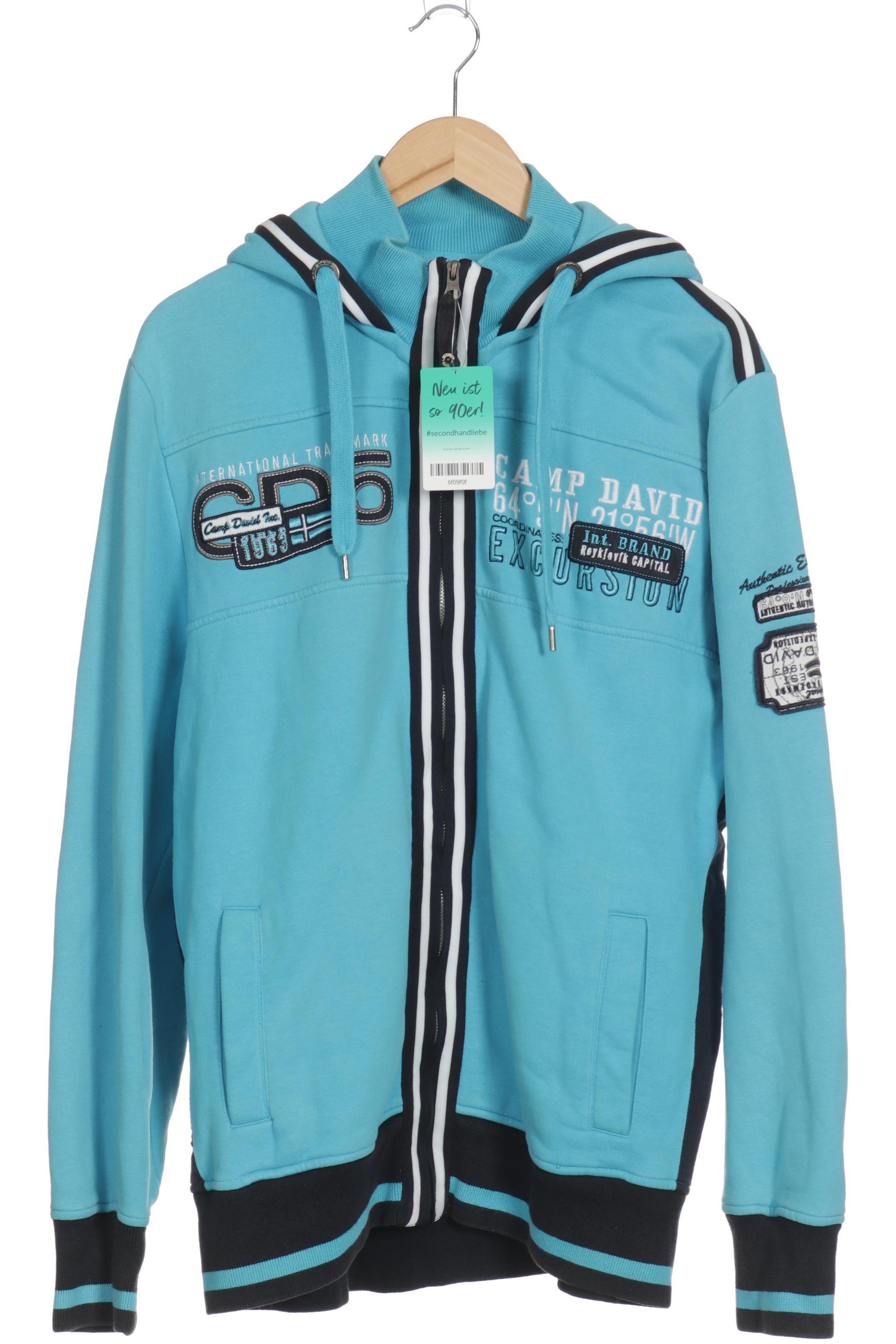 

Camp David Herren Kapuzenpullover, blau, Gr.
